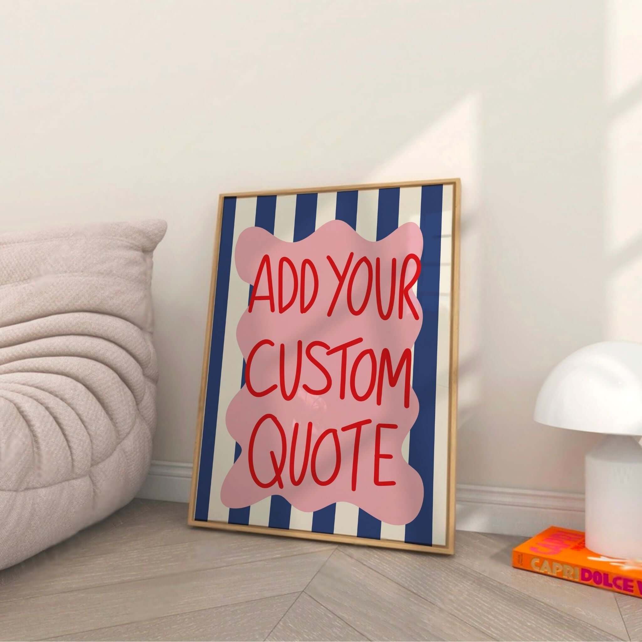 Custom Text Print print in Size: A6 – Custom Print by Printro