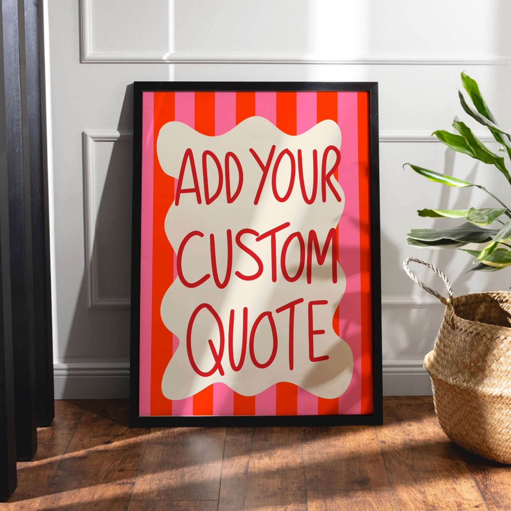 Custom Text Print print in Size: A6 – Custom Print by Printro