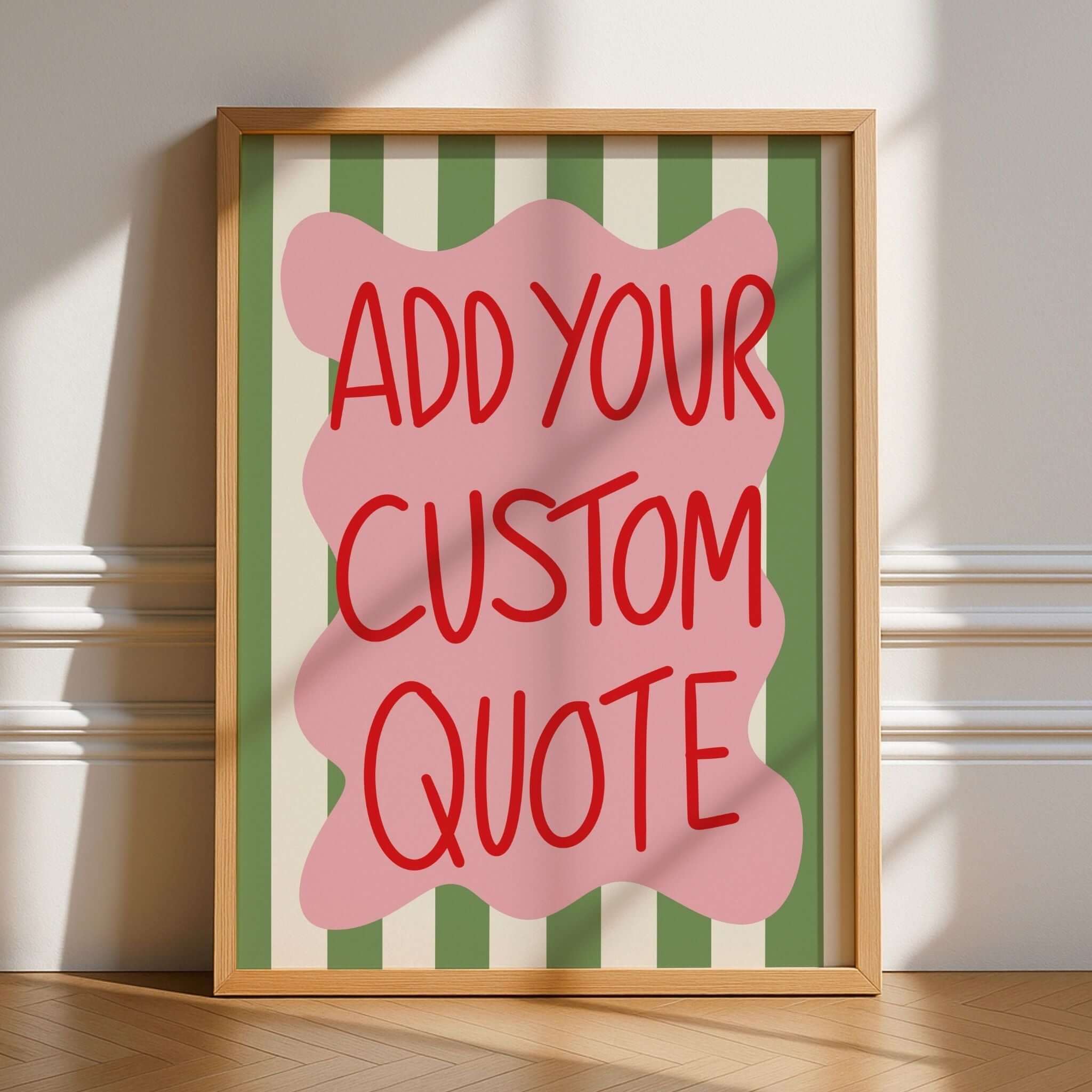 Custom Text Print print in Size: A6 – Custom Print by Printro