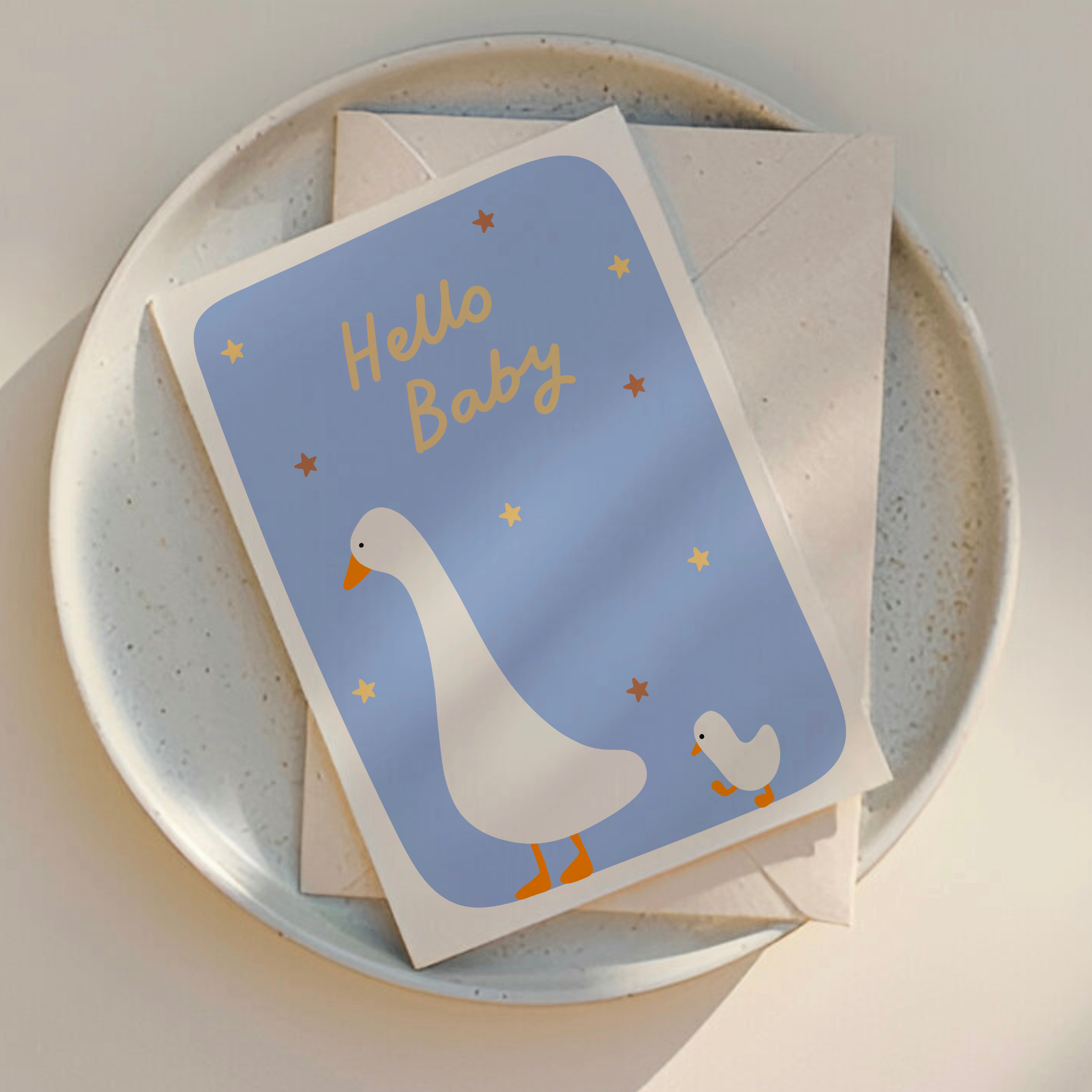 Hello Baby Greeting Card