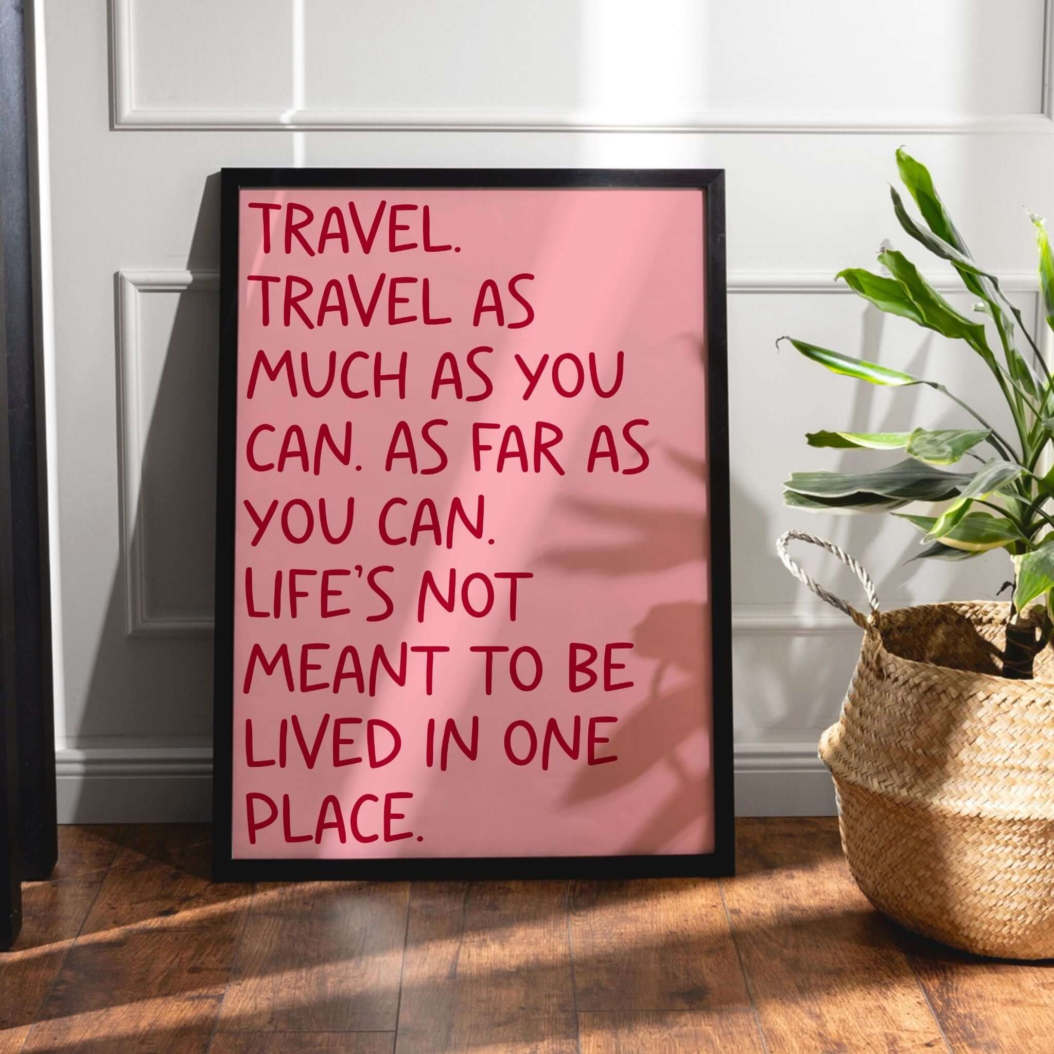 Travel Life Is Short Digital Download