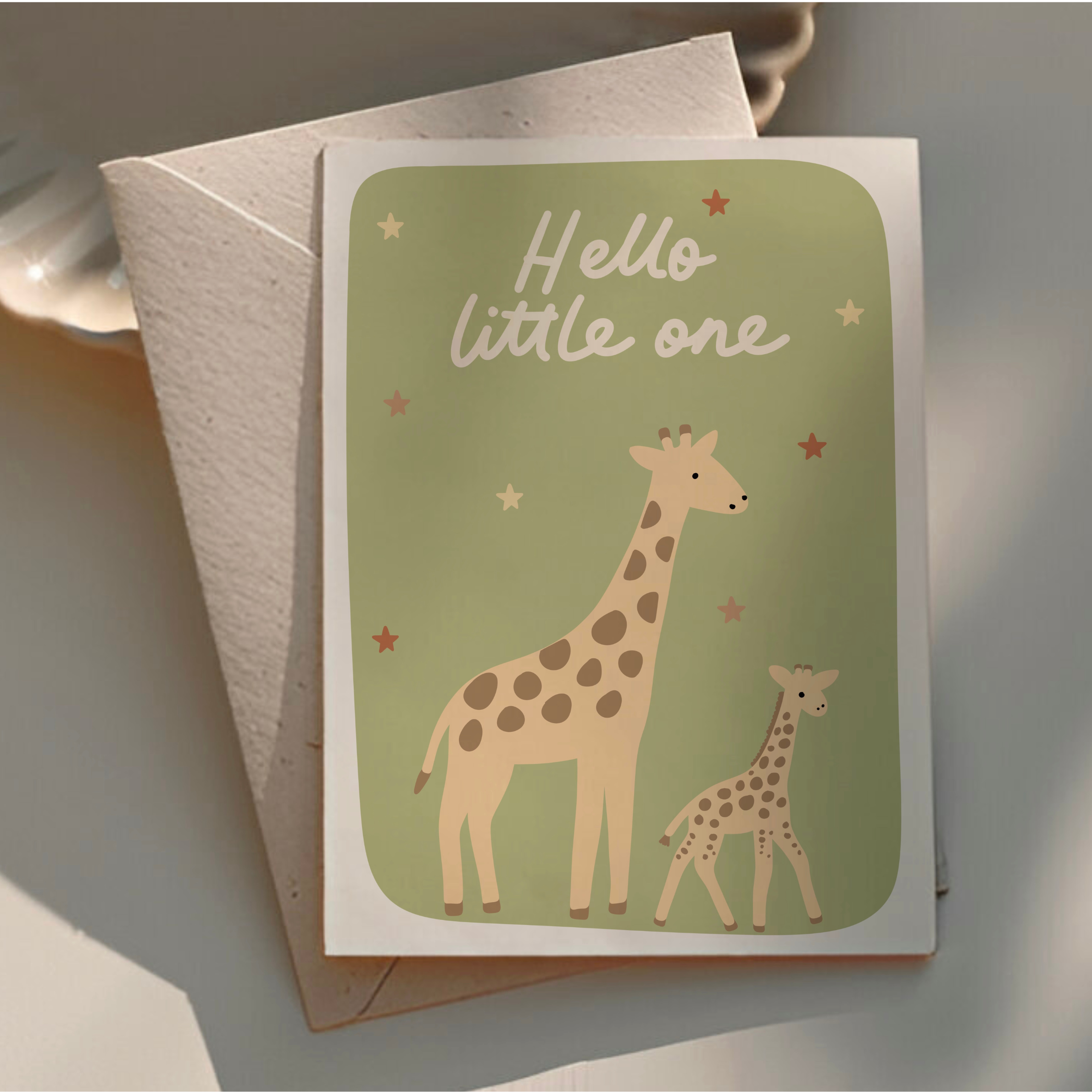 Hello Little One Greeting Card