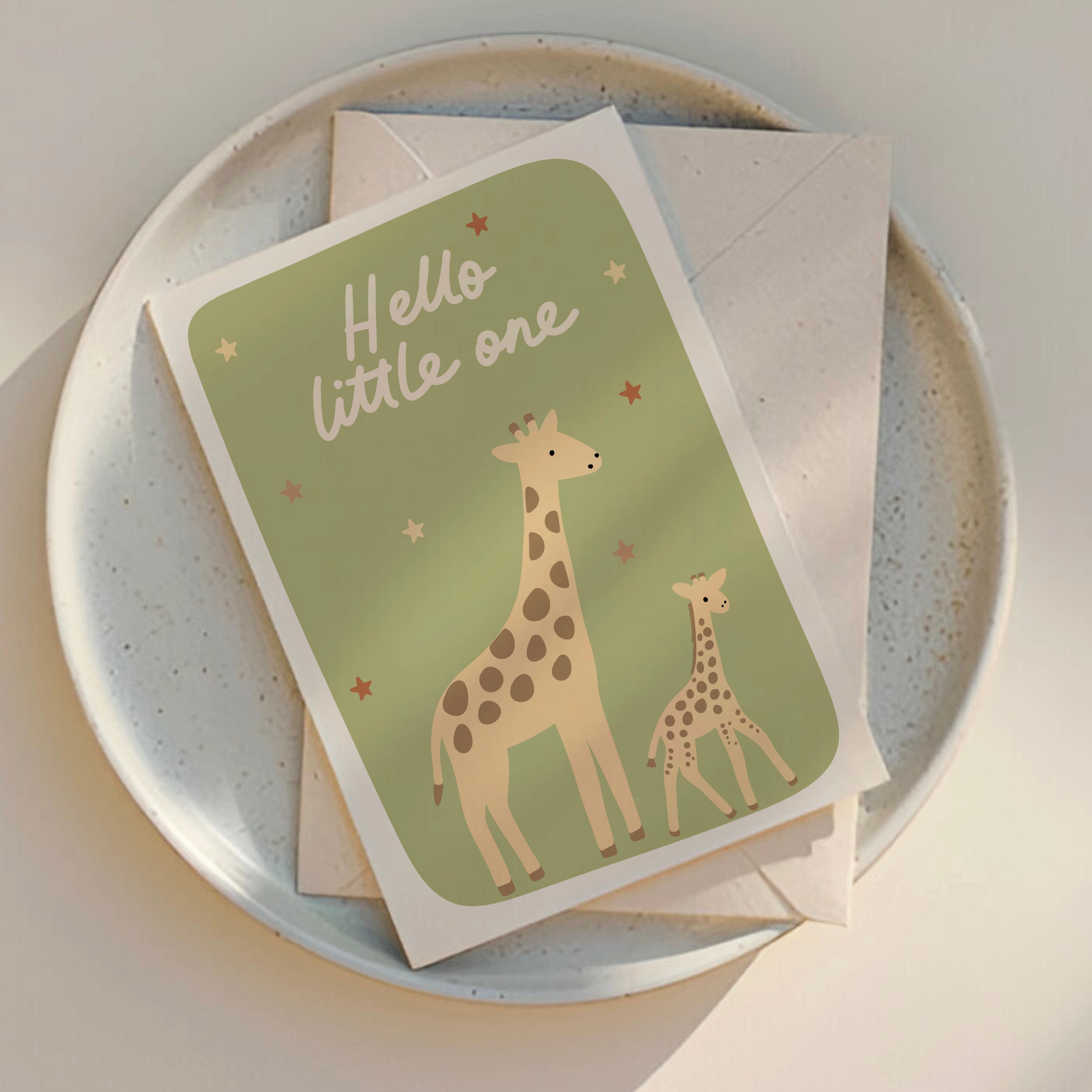 Hello Little One Greeting Card