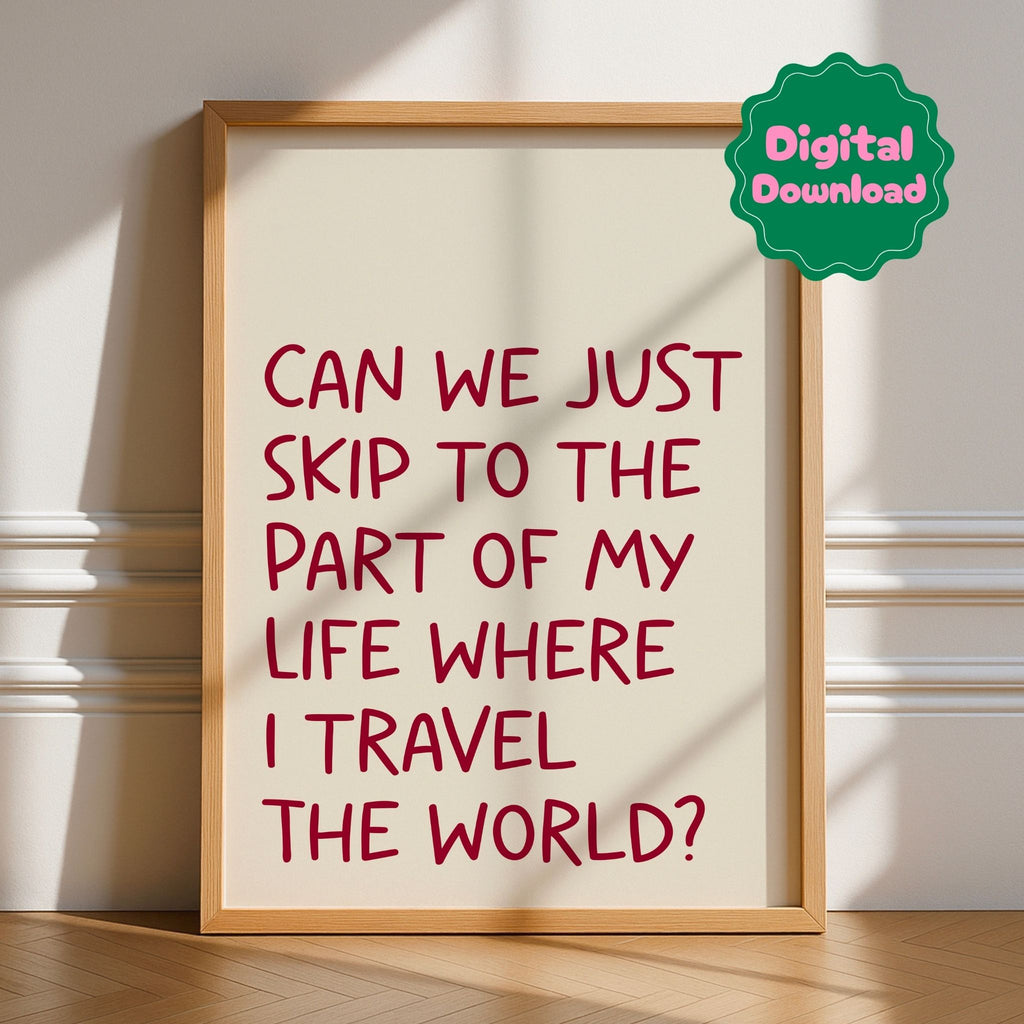 Skip To The Travel Digital Download