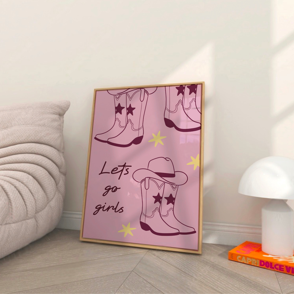 Let's Go Girls Print