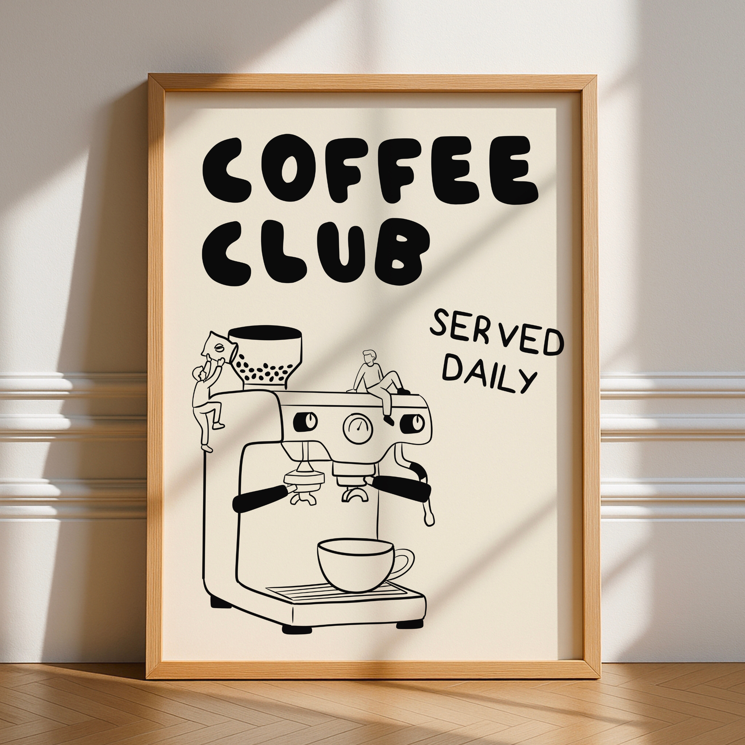 Coffee Club Print