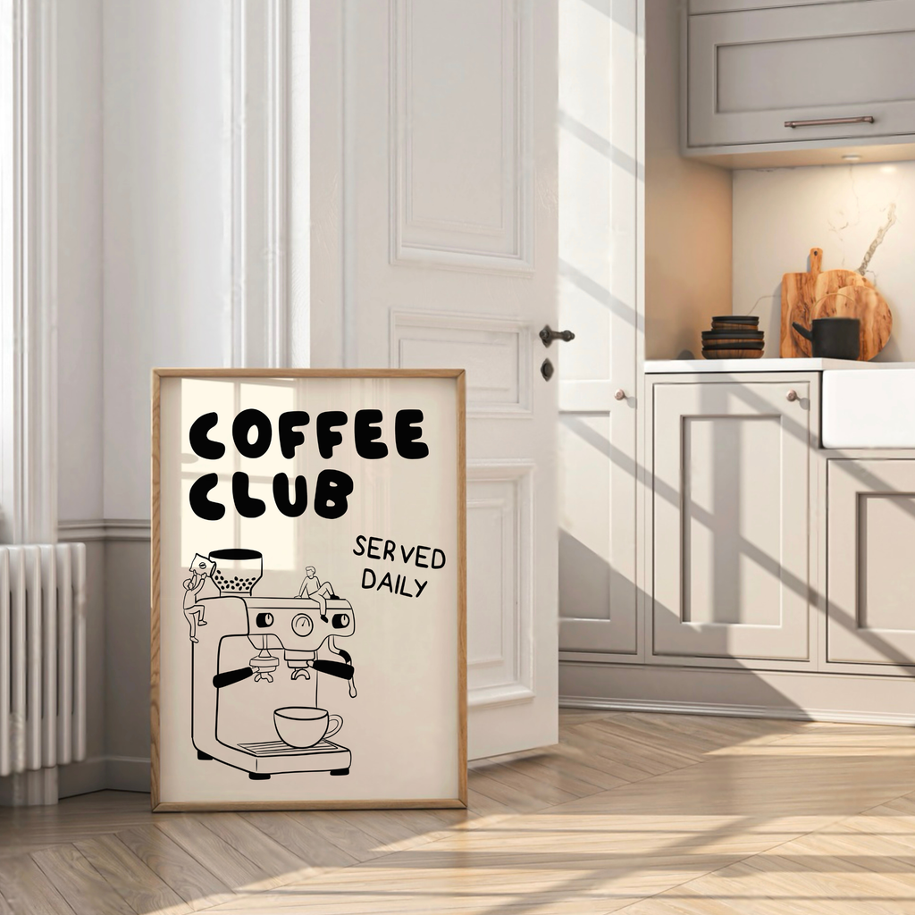 Coffee Club Print