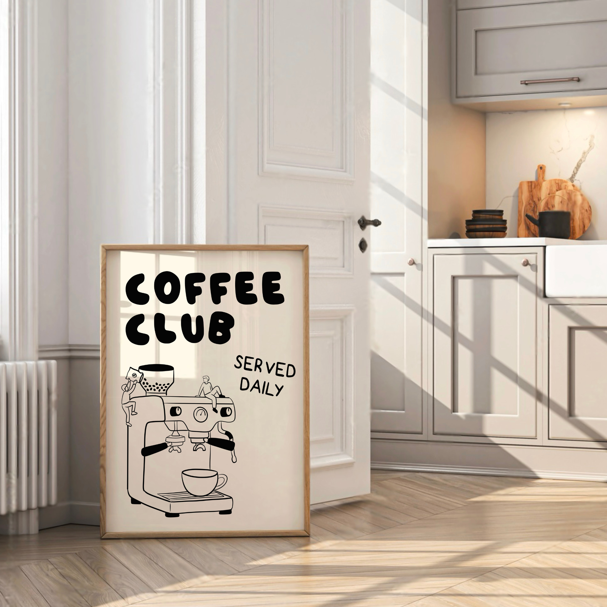 Coffee Club Print