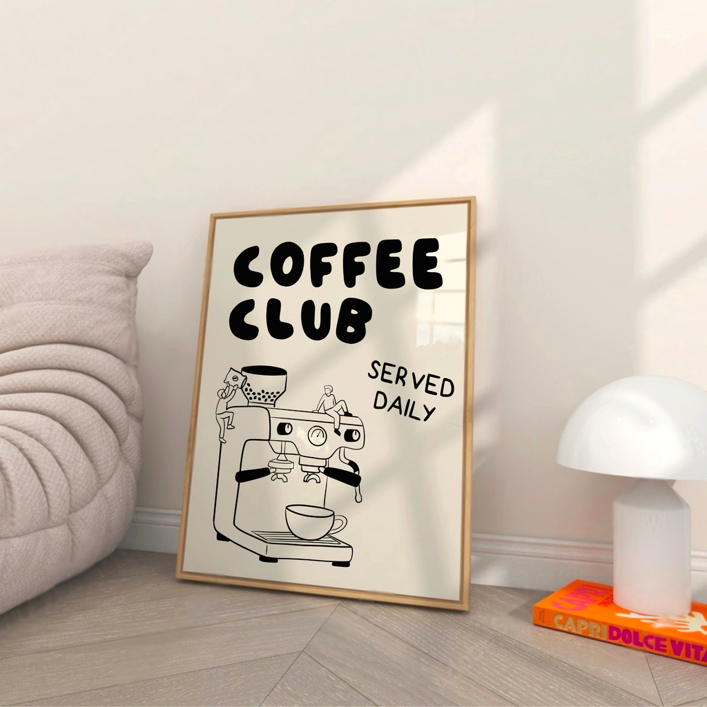 Coffee Club Print