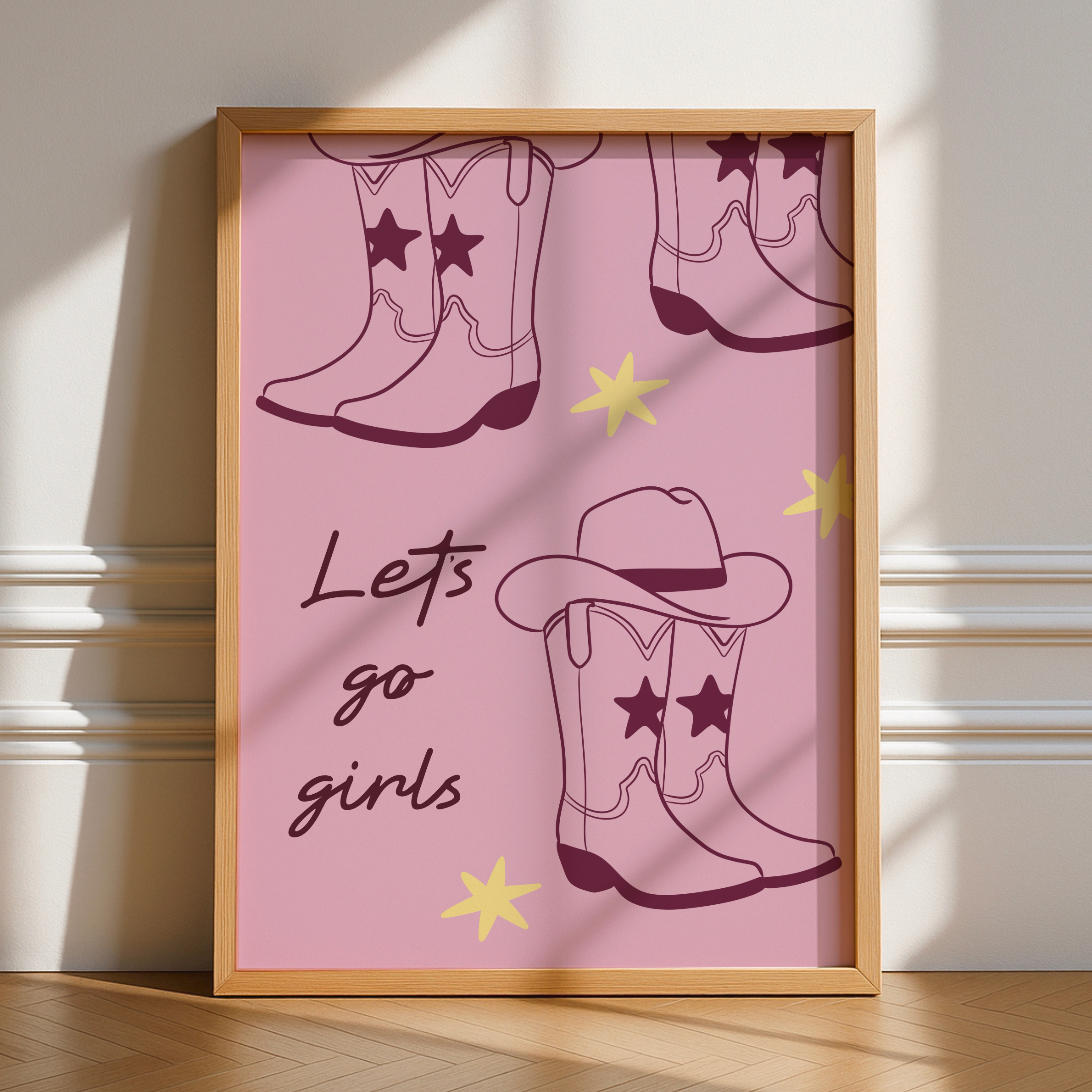 Let's Go Girls Print