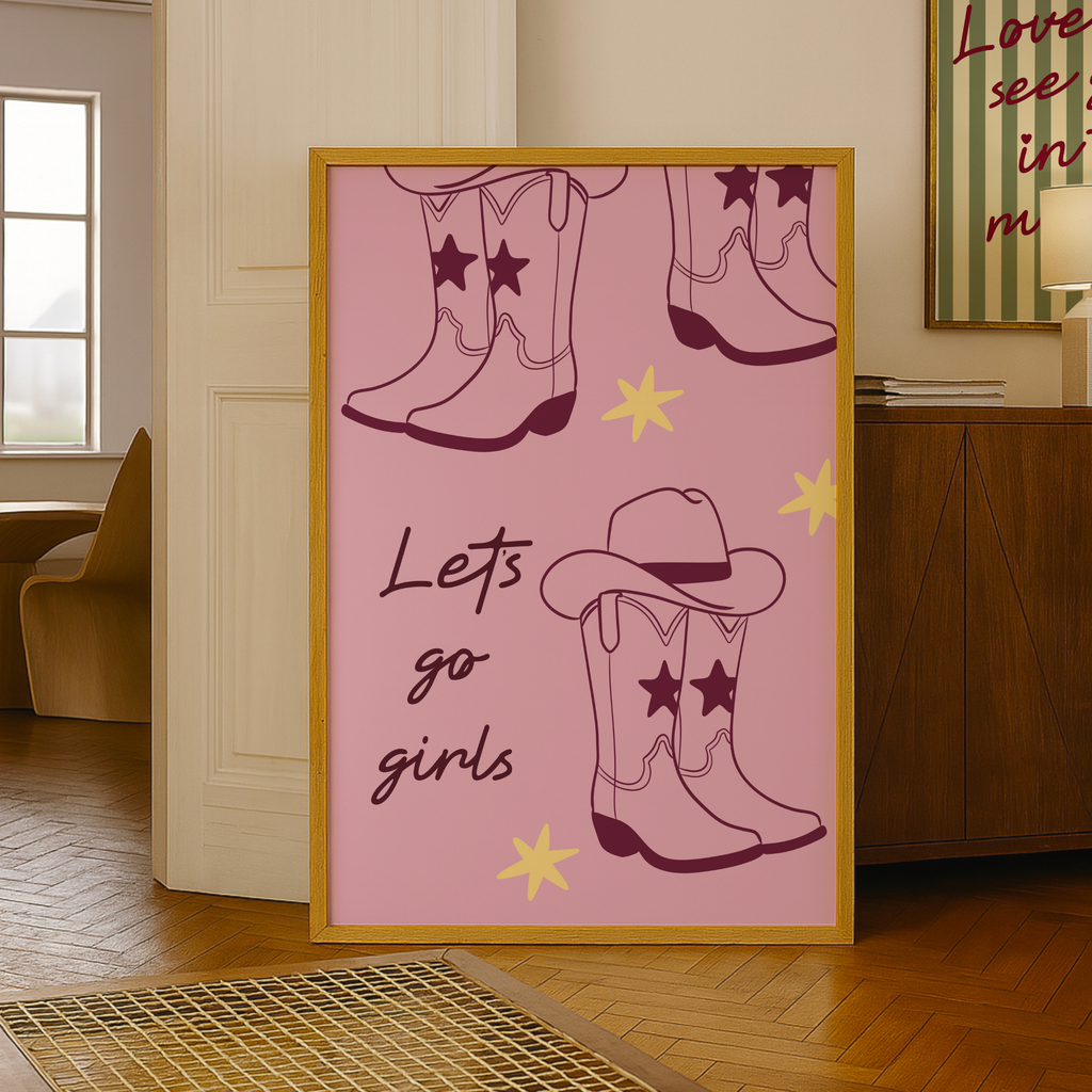 Let's Go Girls Print