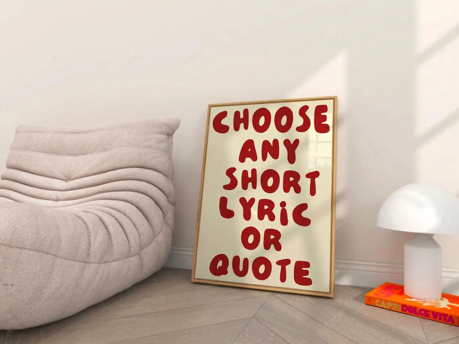 Custom Text Print print in Size: A6 – Custom Print by Printro