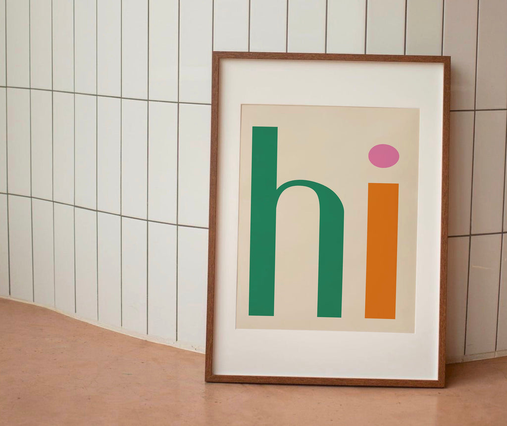 Hi Word Digital Download