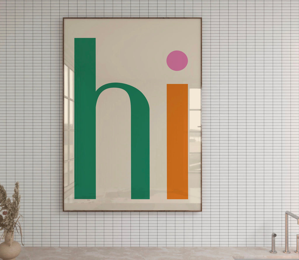 Hi Word Digital Download