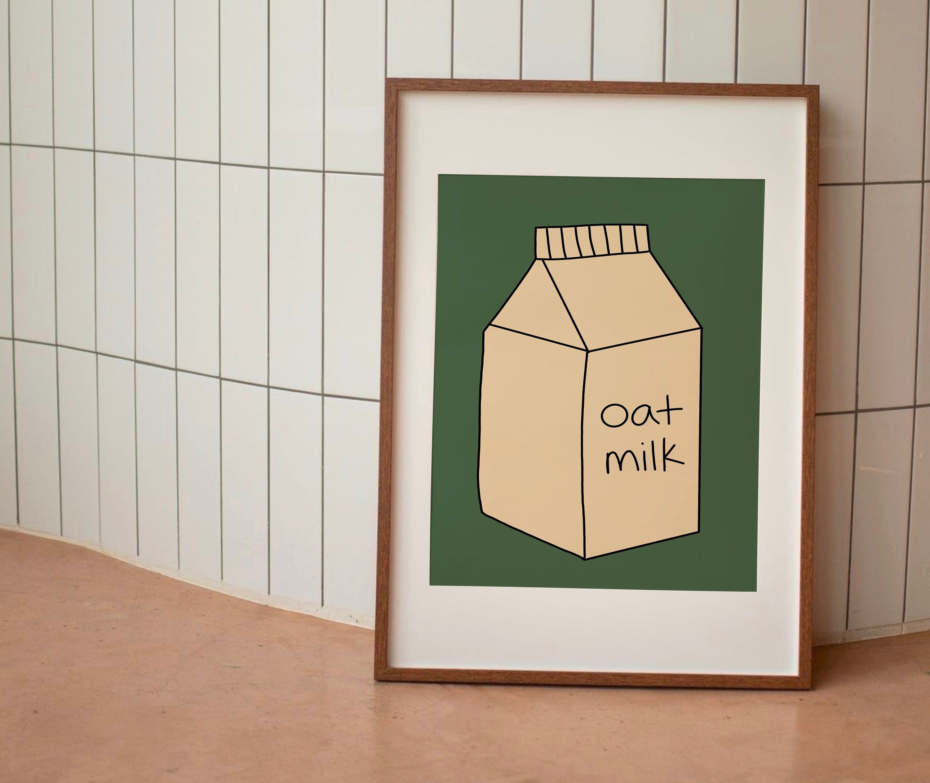 Oat Milk Carton Print
