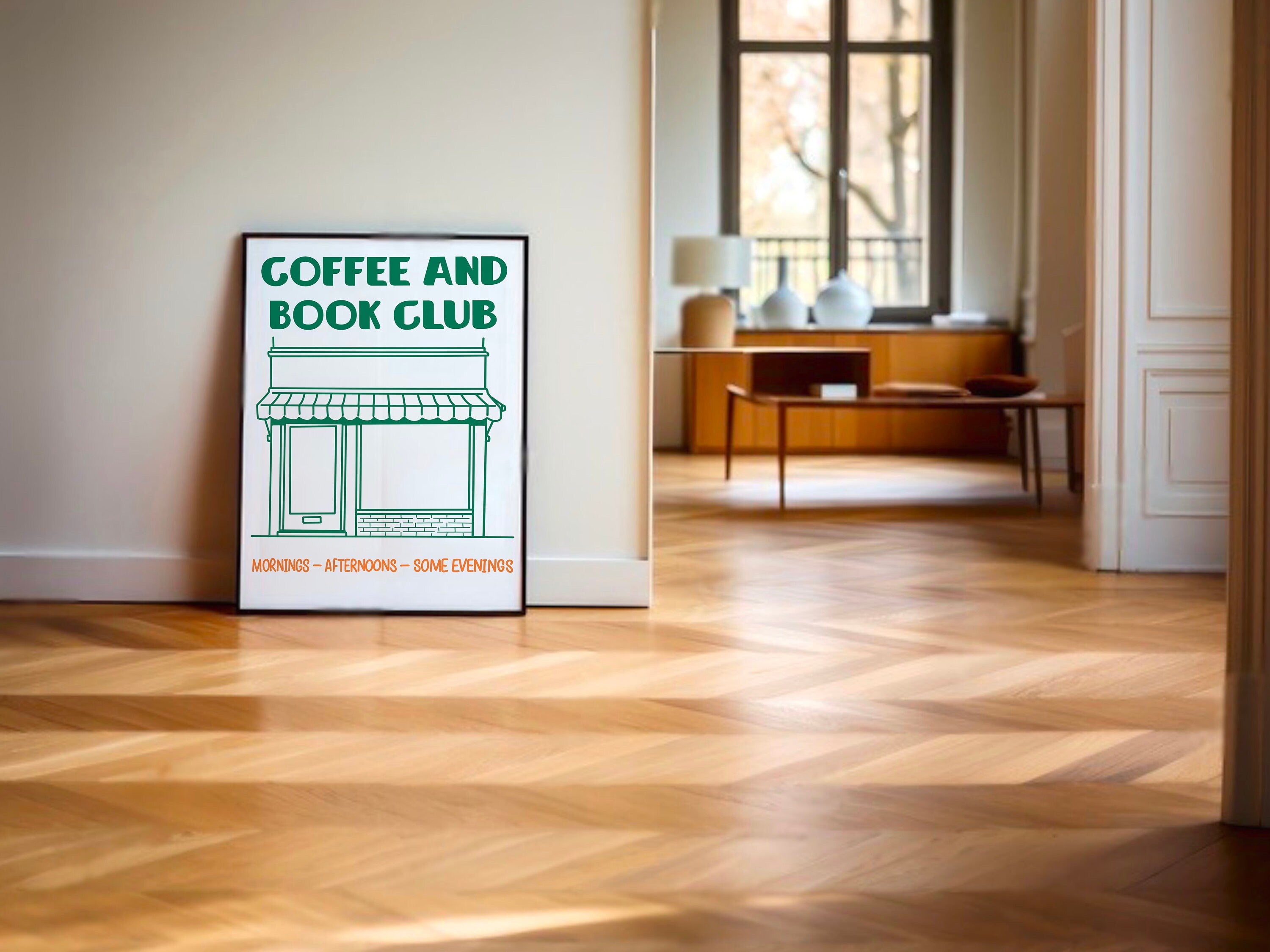 Coffee and Book Club Store Digital Download