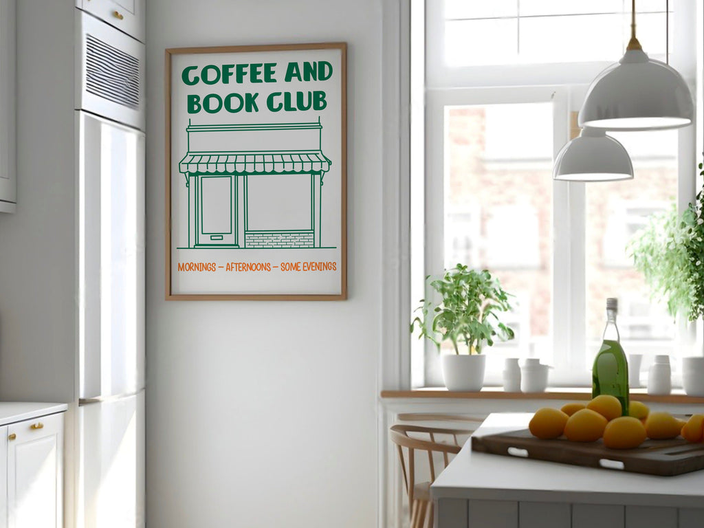 Coffee and Book Club Store Digital Download