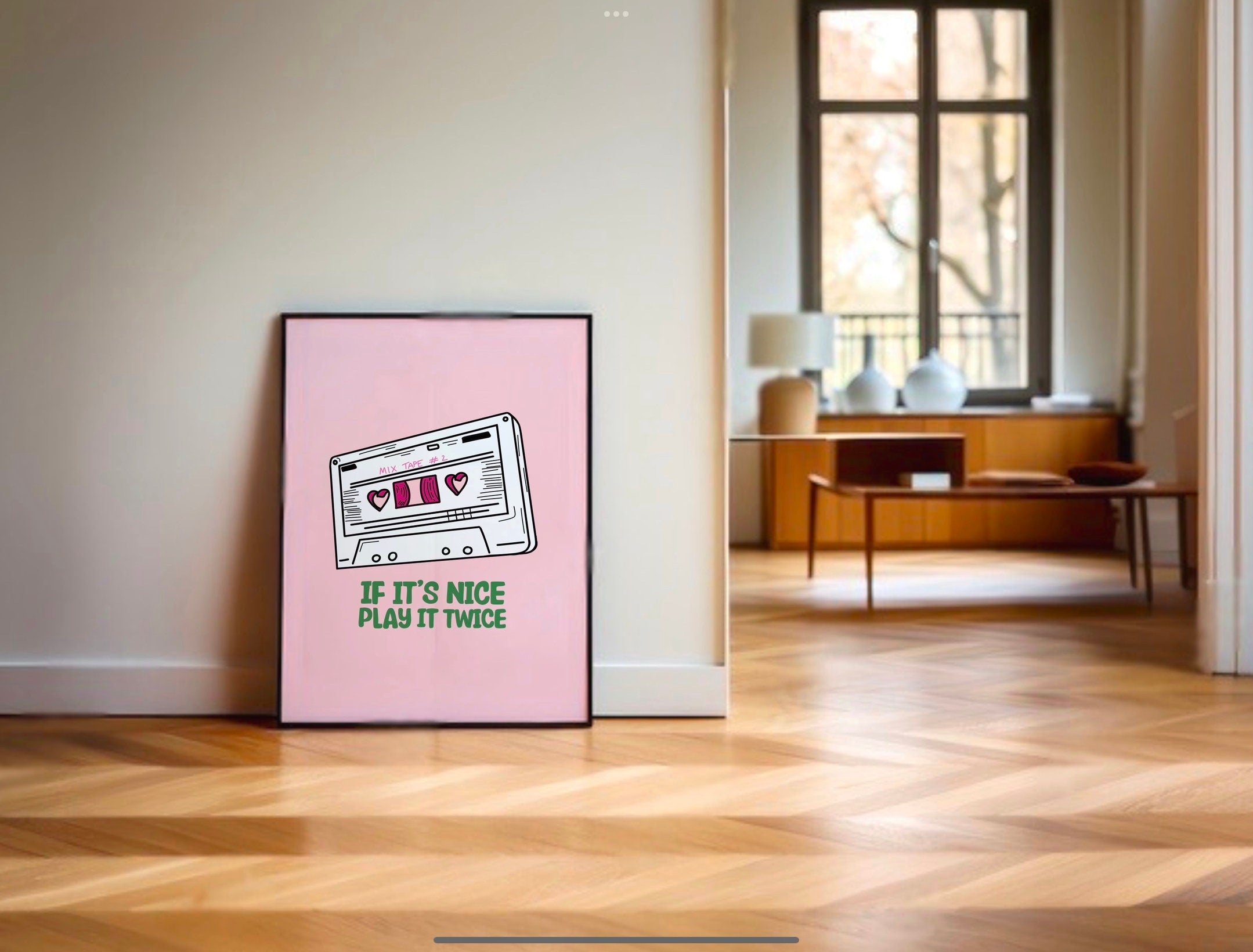 Cassette Mixtape Print