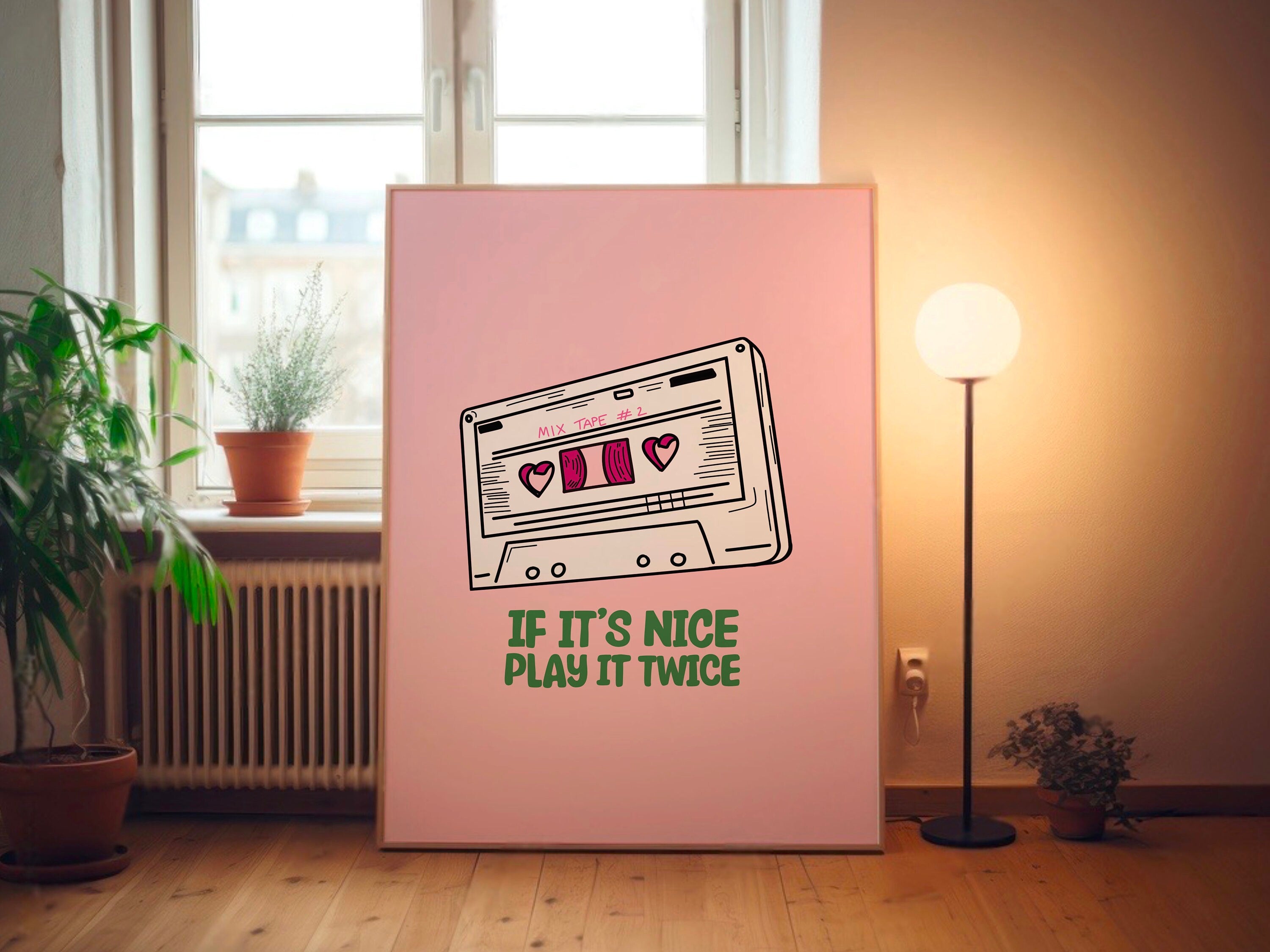 Cassette Mixtape Print