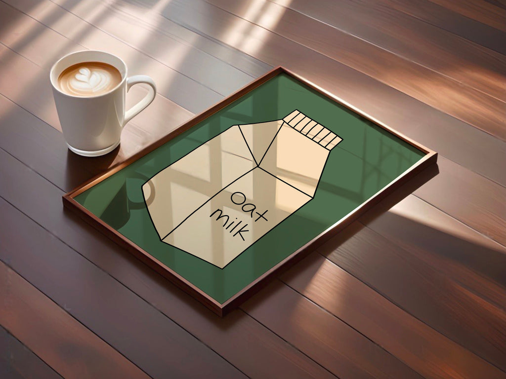Oat Milk Carton Print
