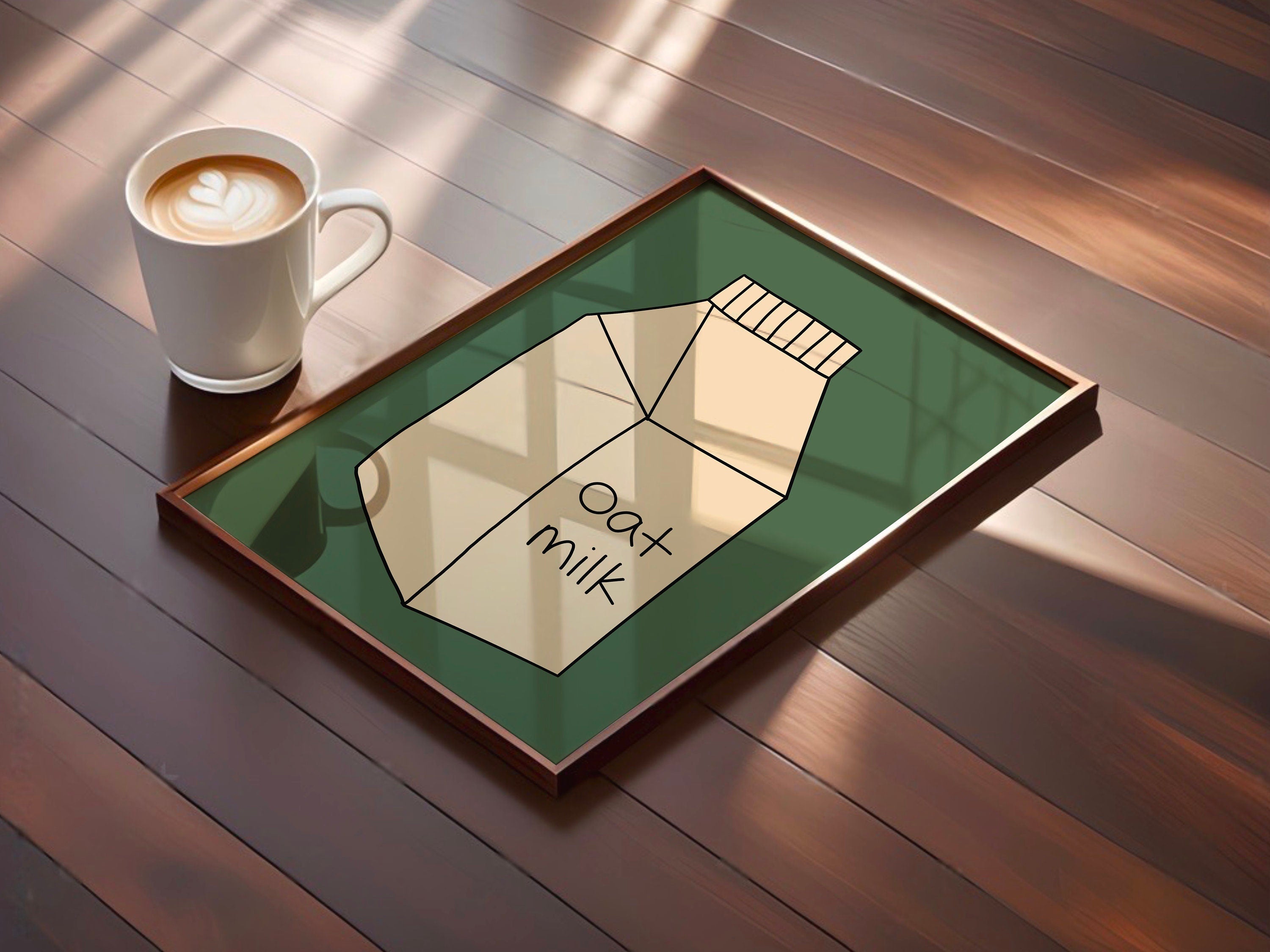 Oat Milk Carton Print