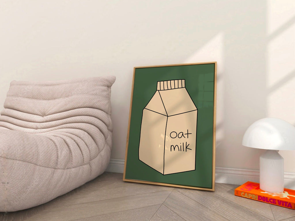 Oat Milk Carton Print