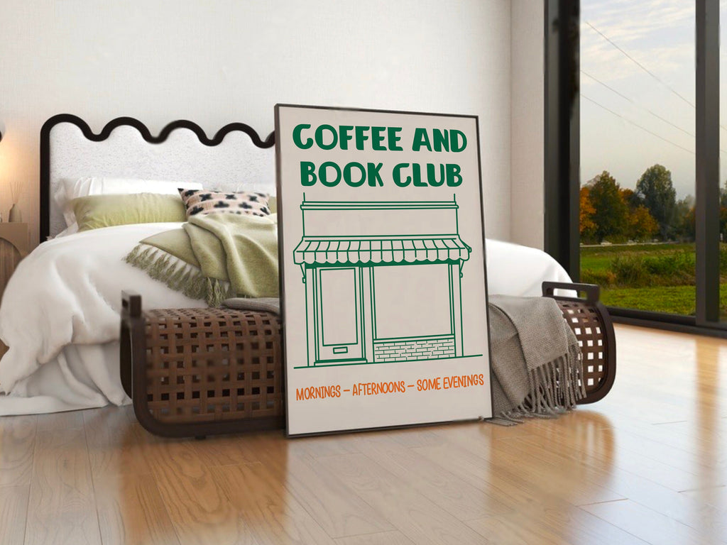 Coffee and Book Club Store Print