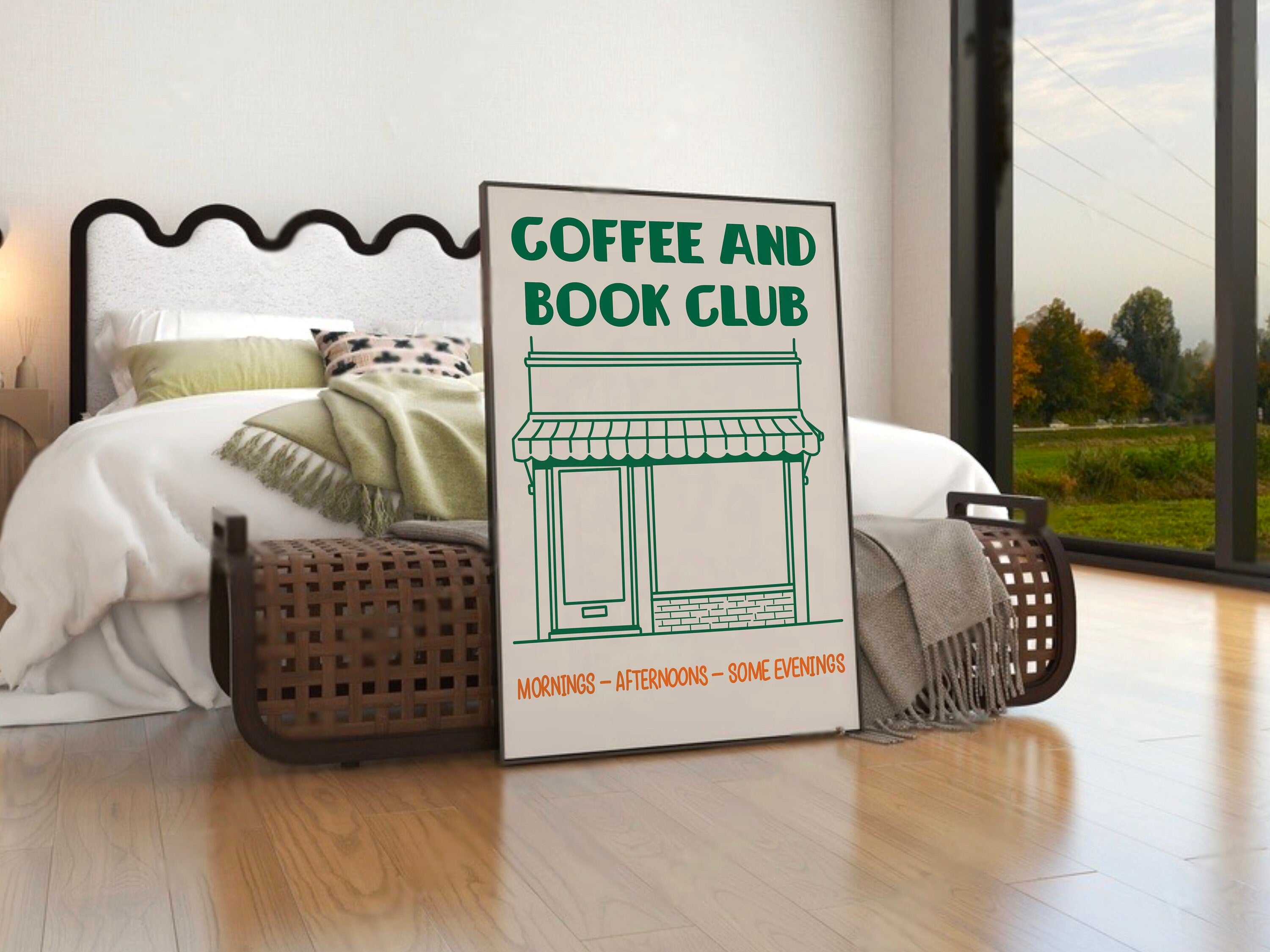 Coffee and Book Club Store Print