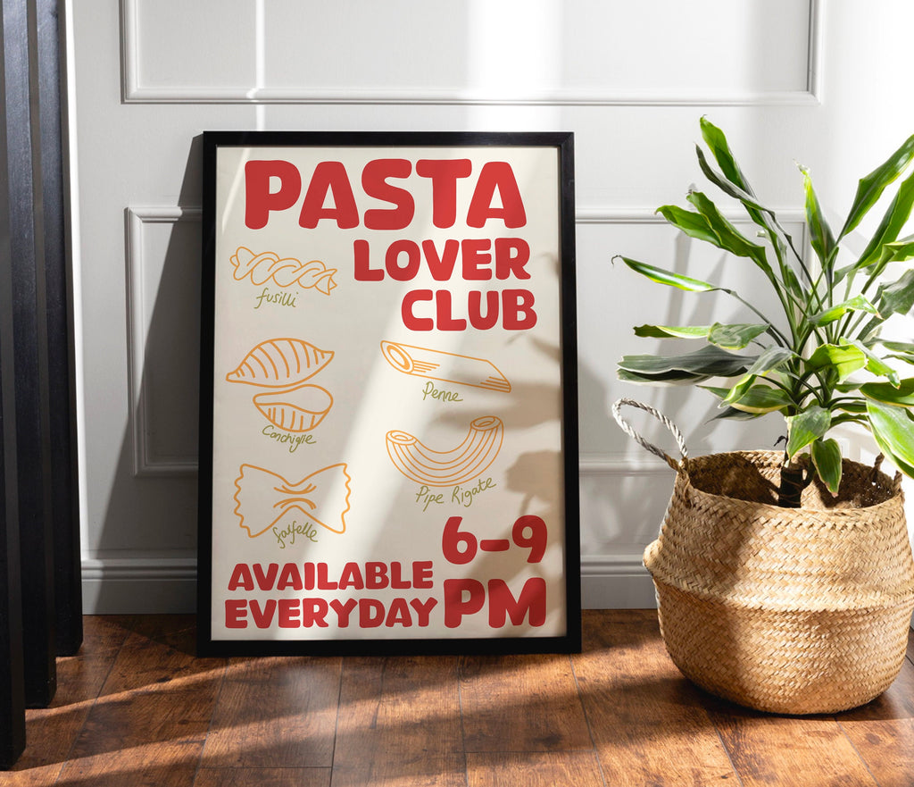 Pasta Lover Club Print
