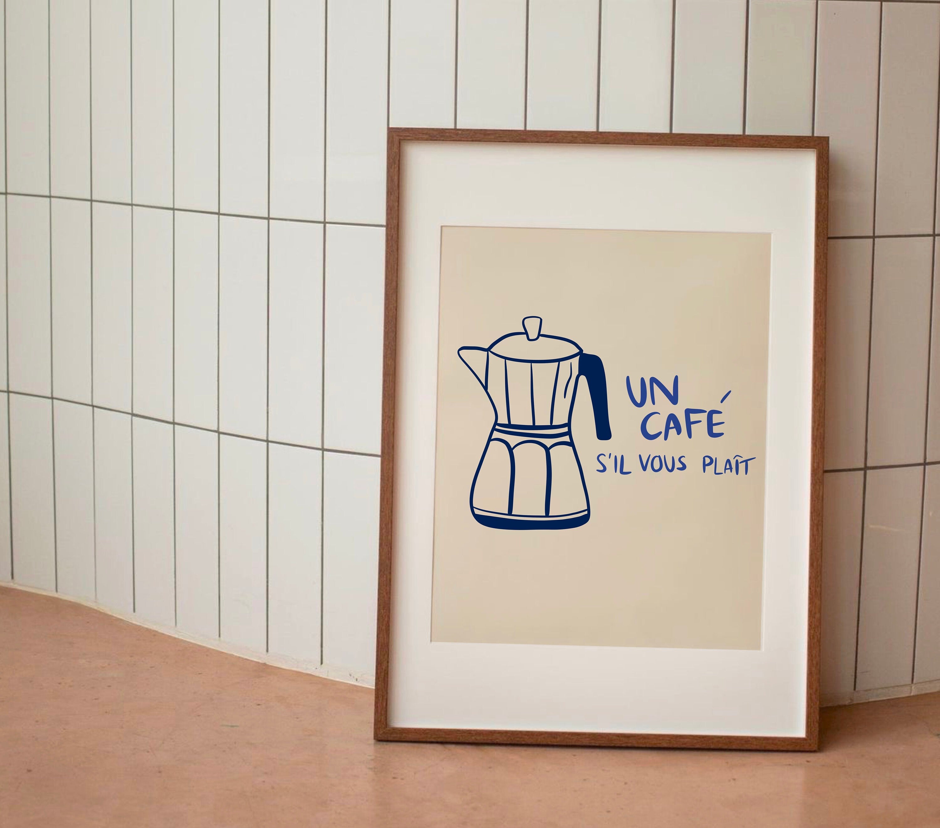 Un Café S’il Vous Plaît Print