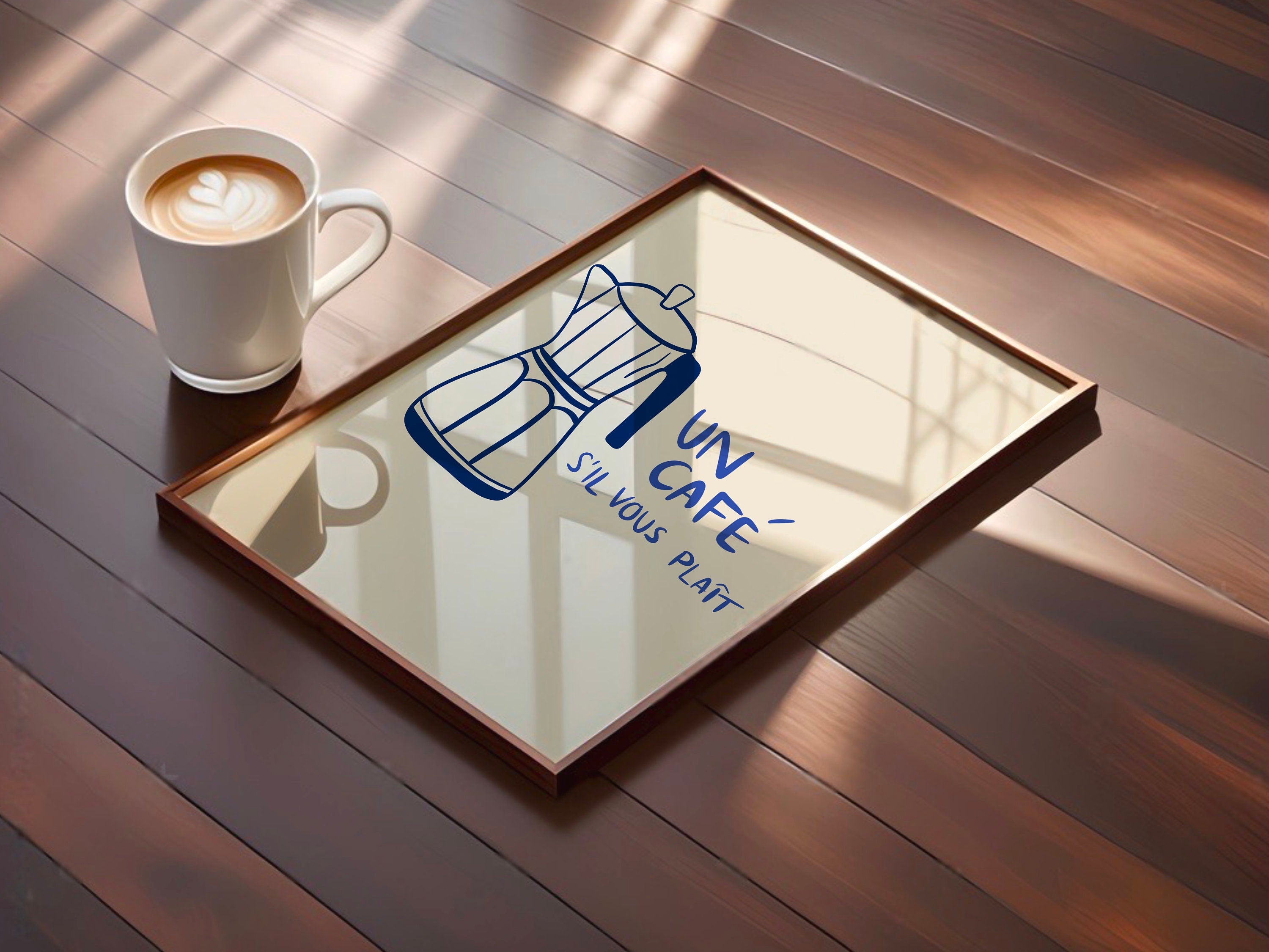 Un Café S’il Vous Plaît Print