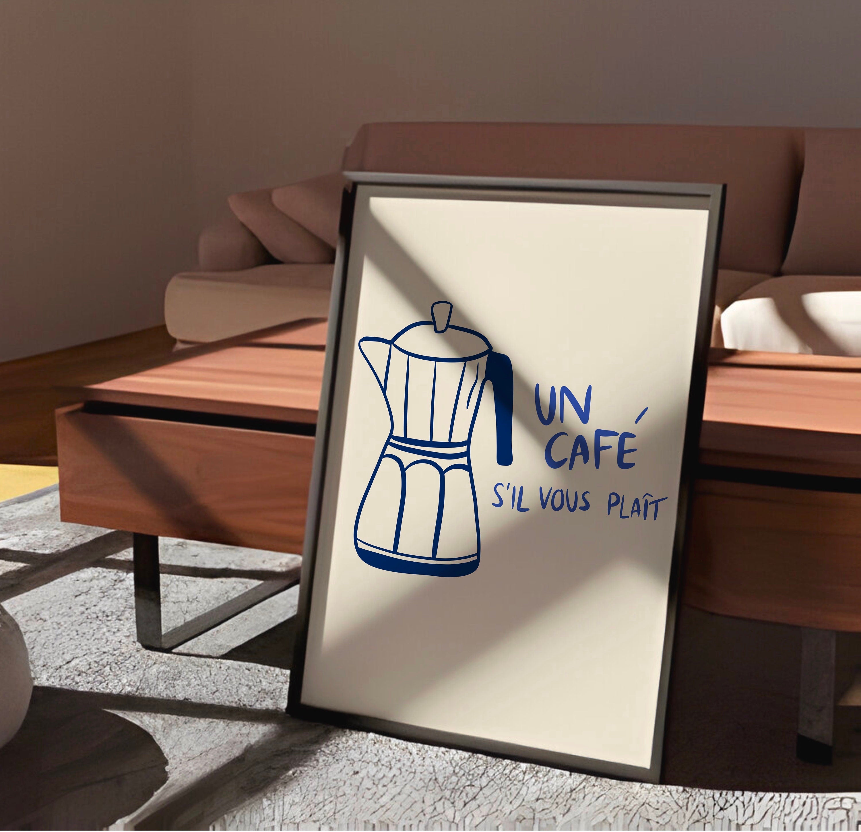 Un Café S’il Vous Plaît Print
