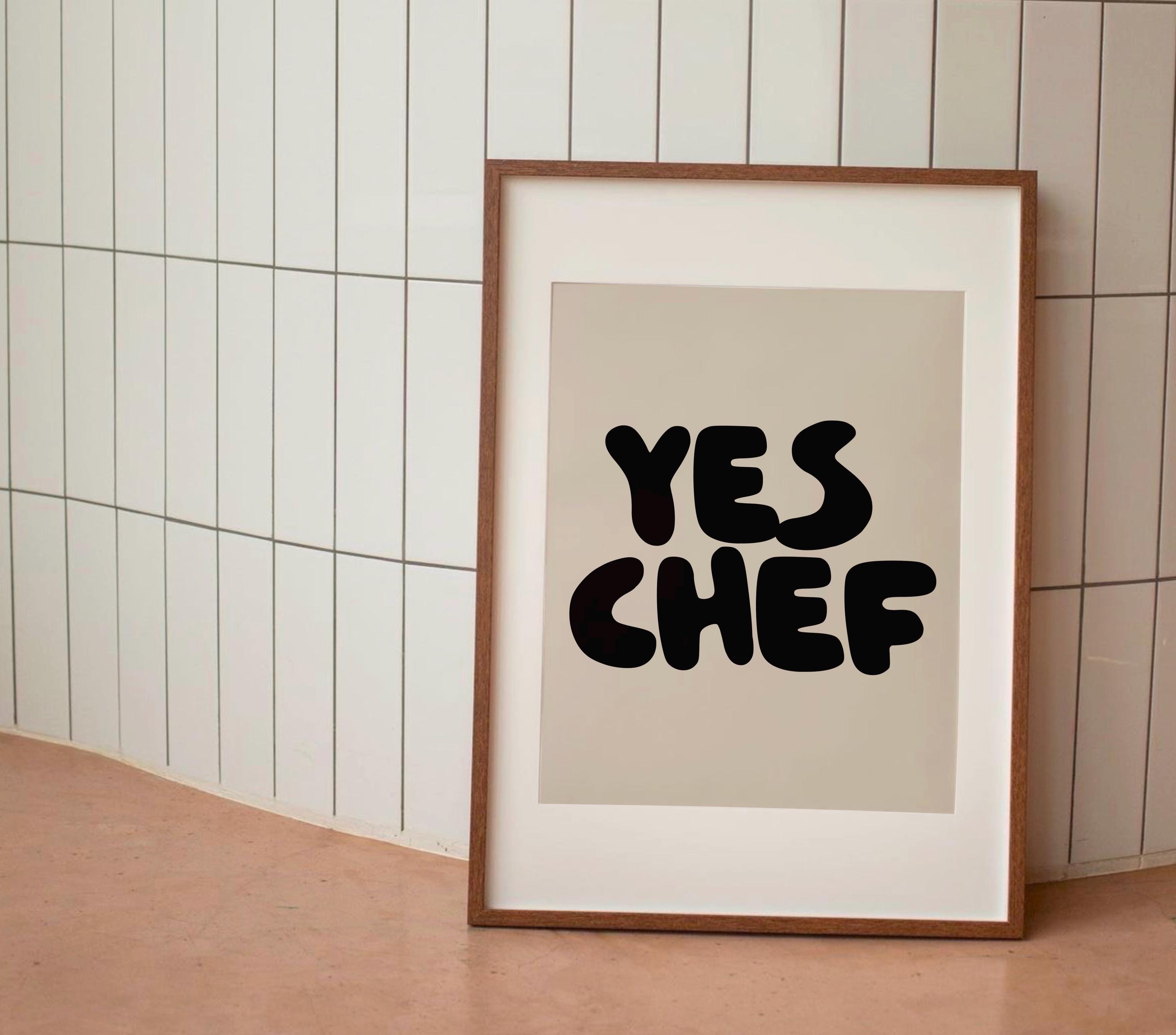 Yes Chef Word Digital Download