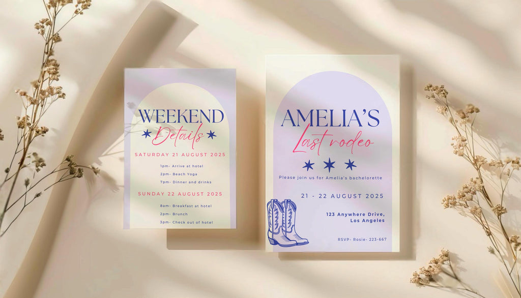 Bachelorette Party Invite