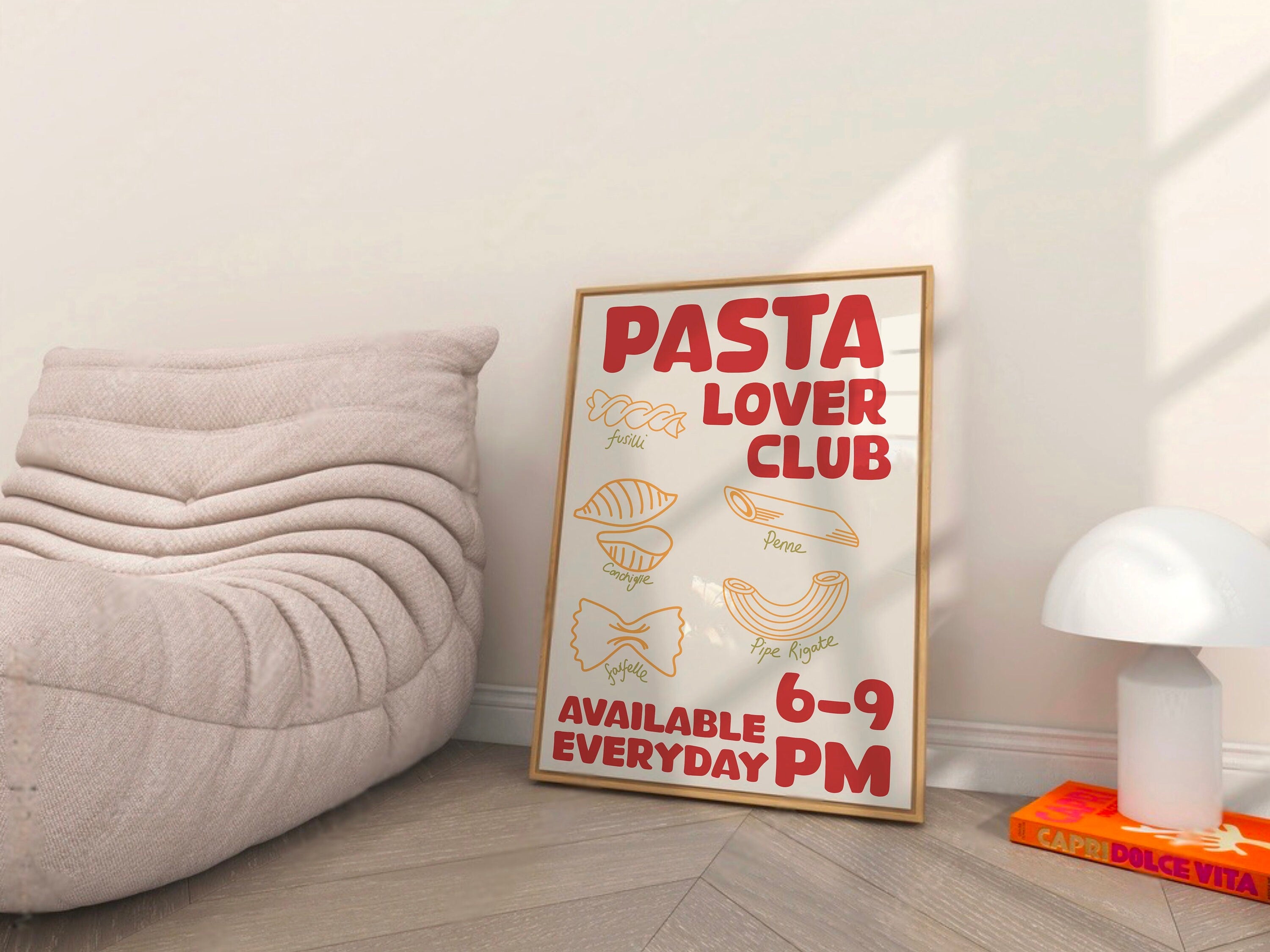 Pasta Lover Club Print