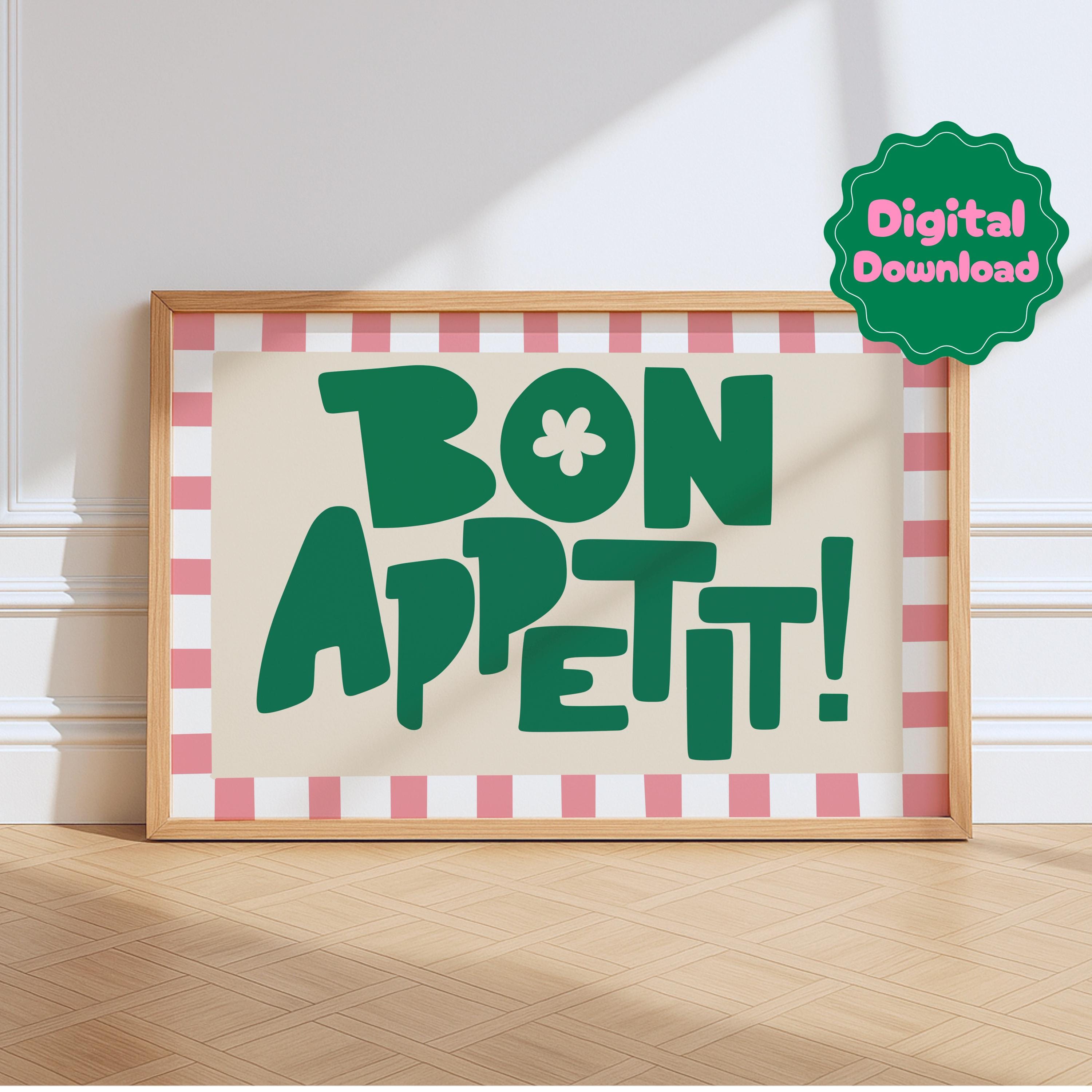 Bon Appetit Digital Download