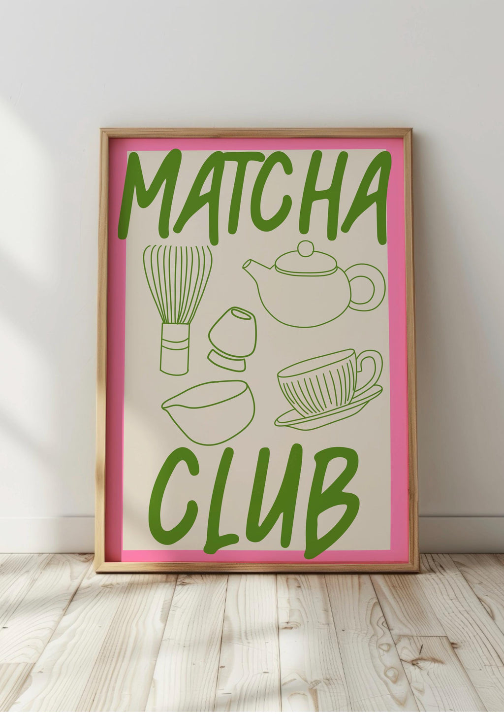 Matcha Club Print