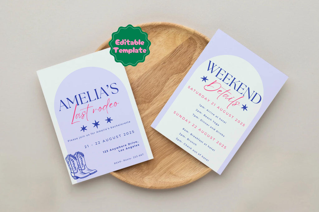 Bachelorette Party Invite