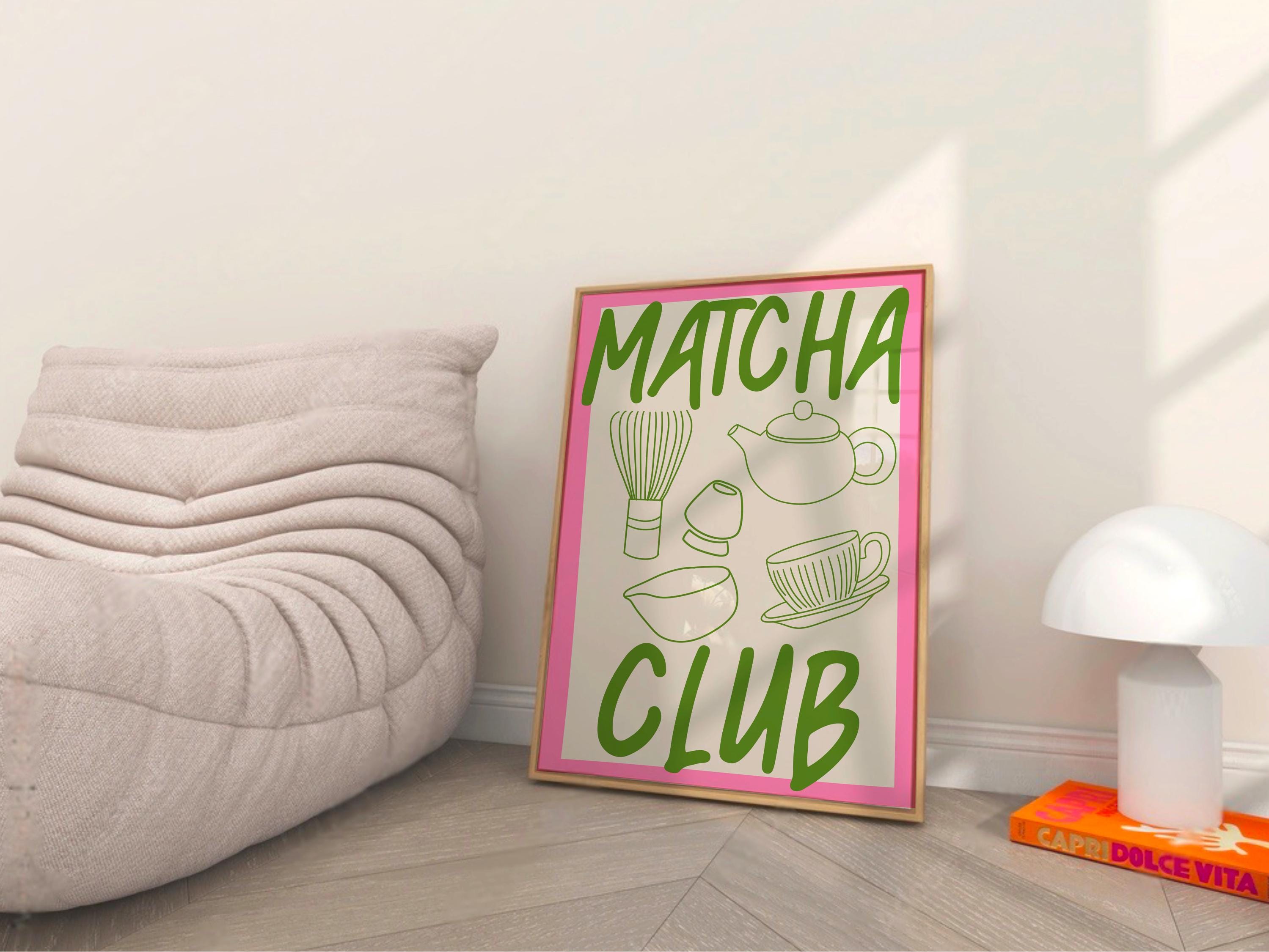 Matcha Club Print