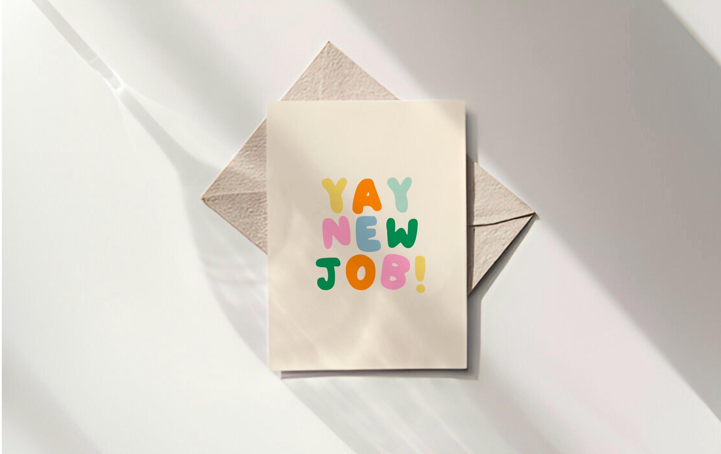 New Job Greeting Card