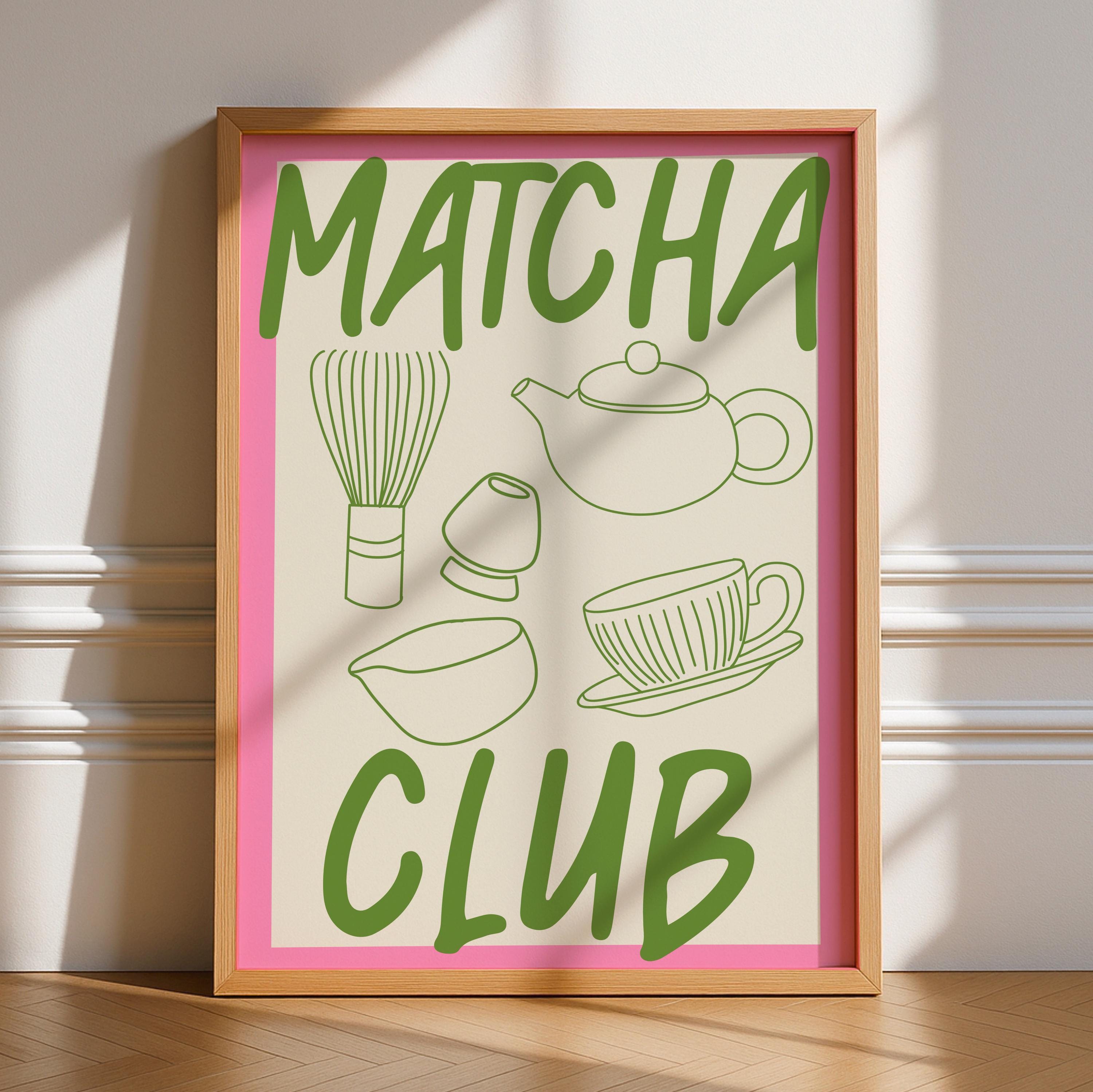 Matcha Club Print