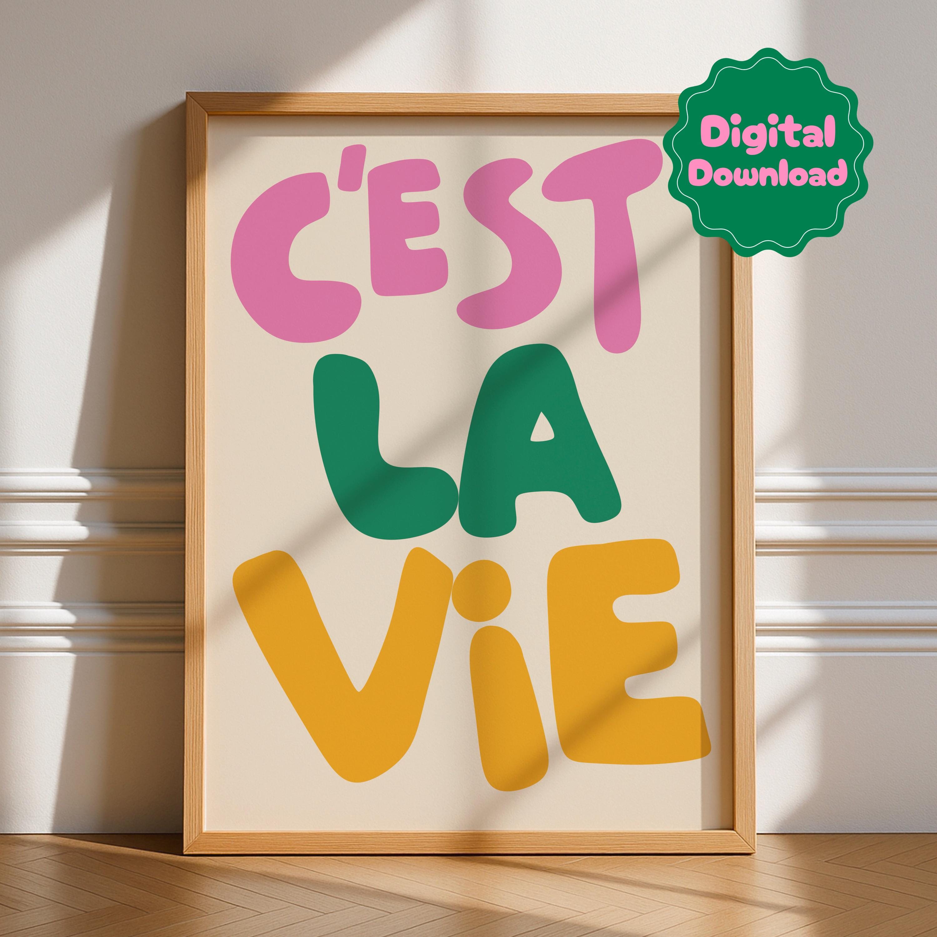 C’est La Vie Word Digital Download