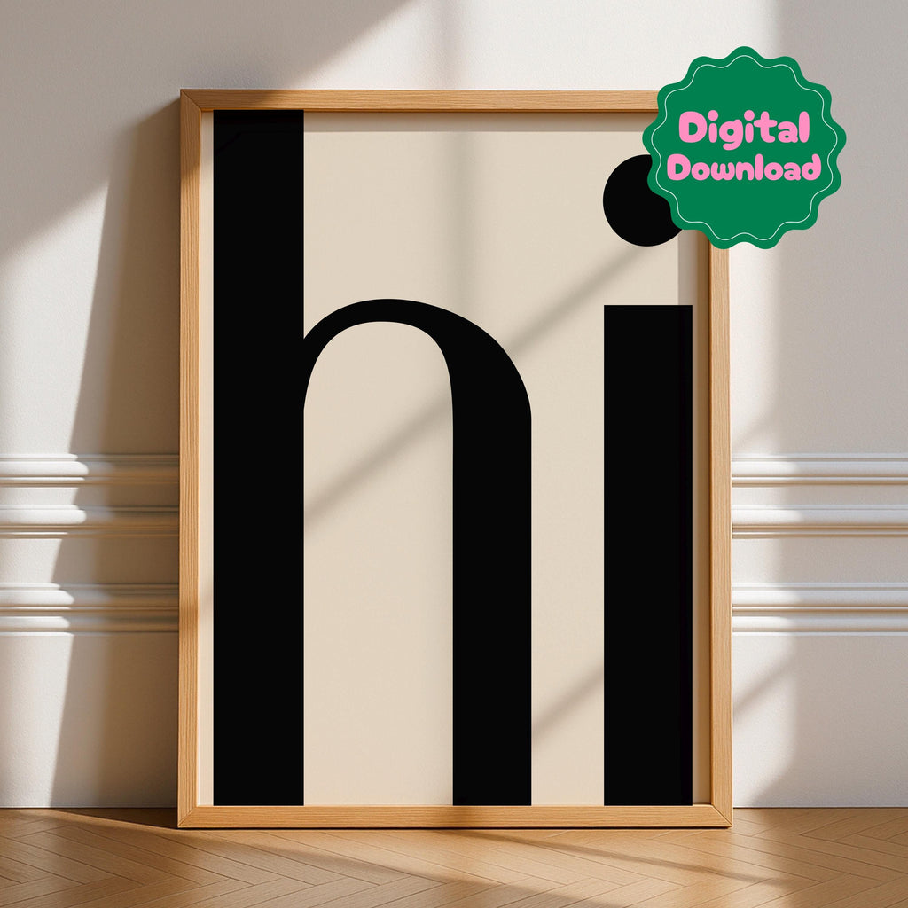 Hi Digital Download
