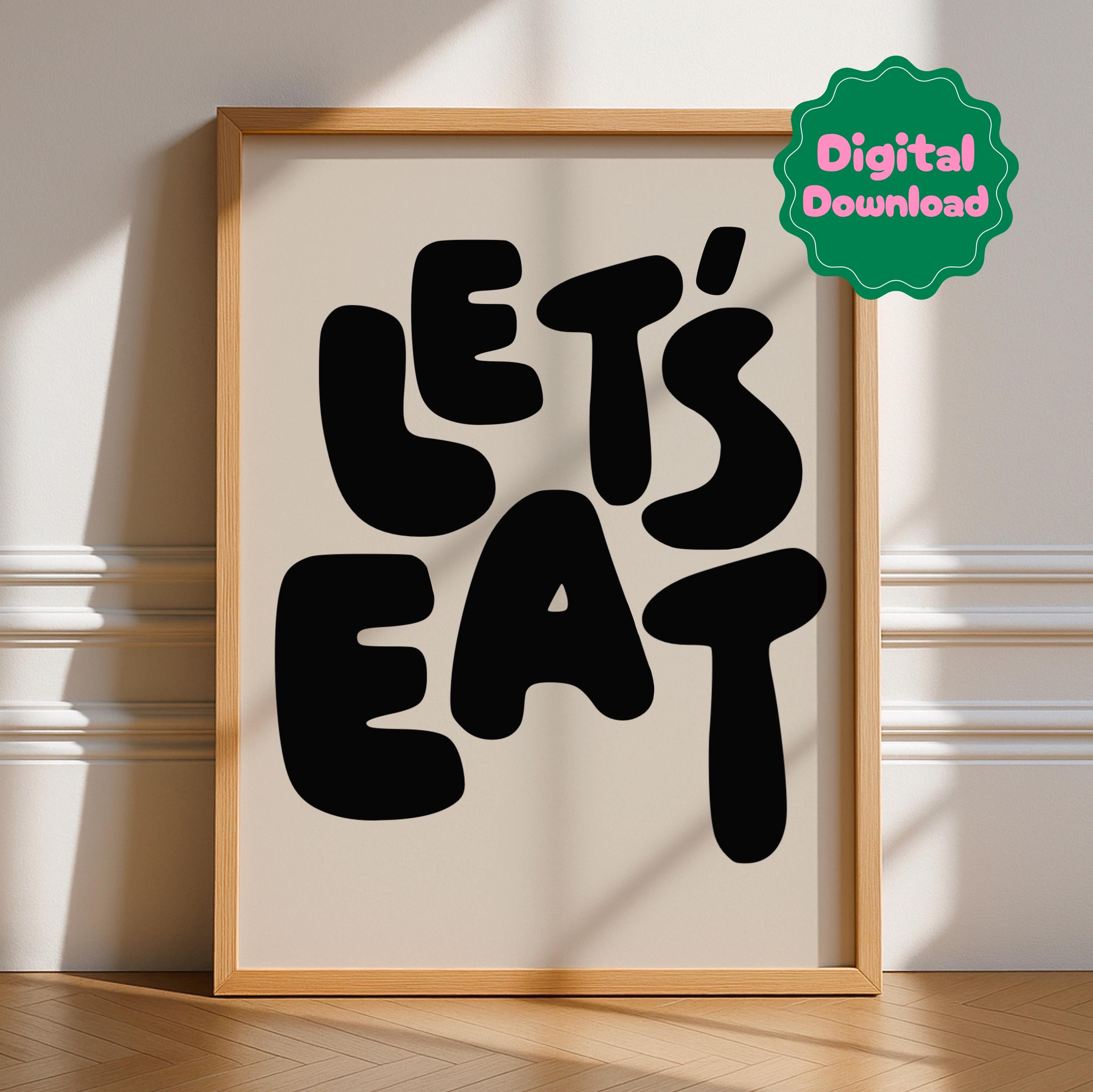 Let’s Eat Digital Download