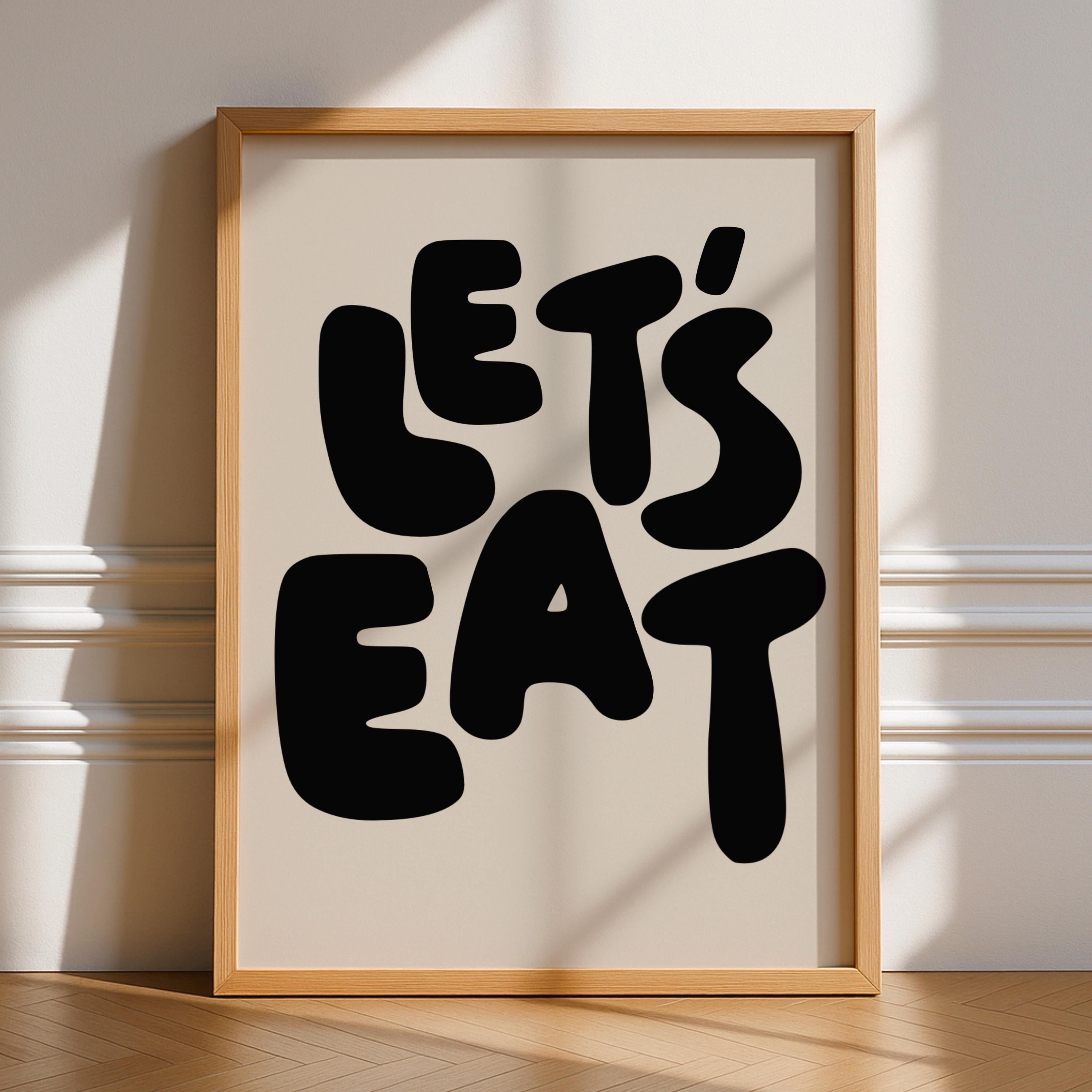 Let’s Eat Print