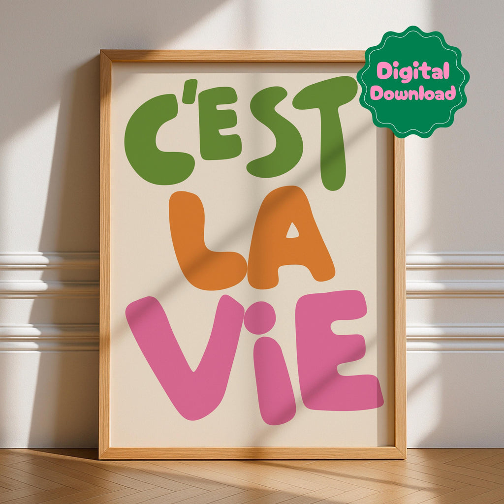 C’est La Vie Word Digital Download