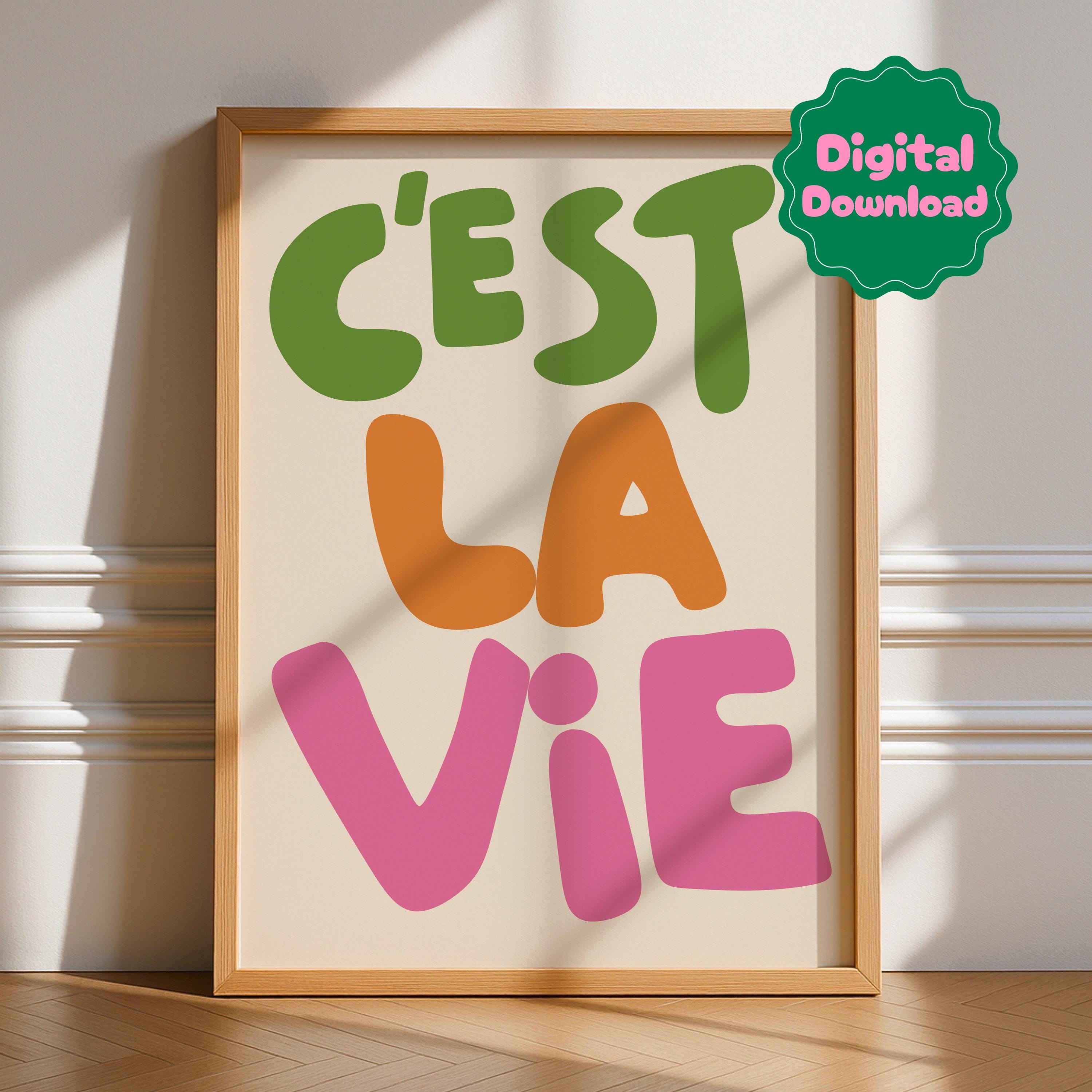 C’est La Vie Word Digital Download