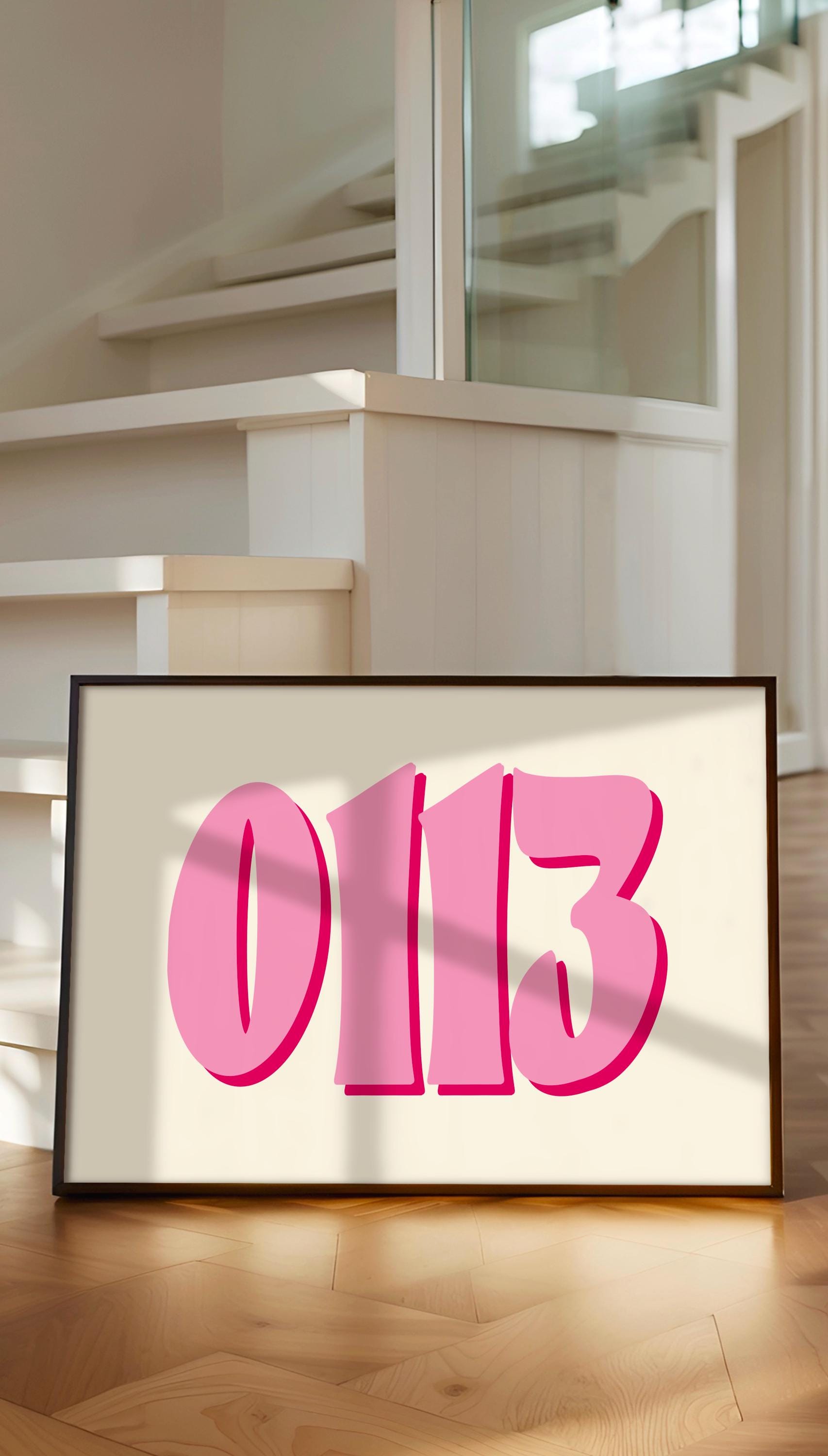 Custom Numbers Print