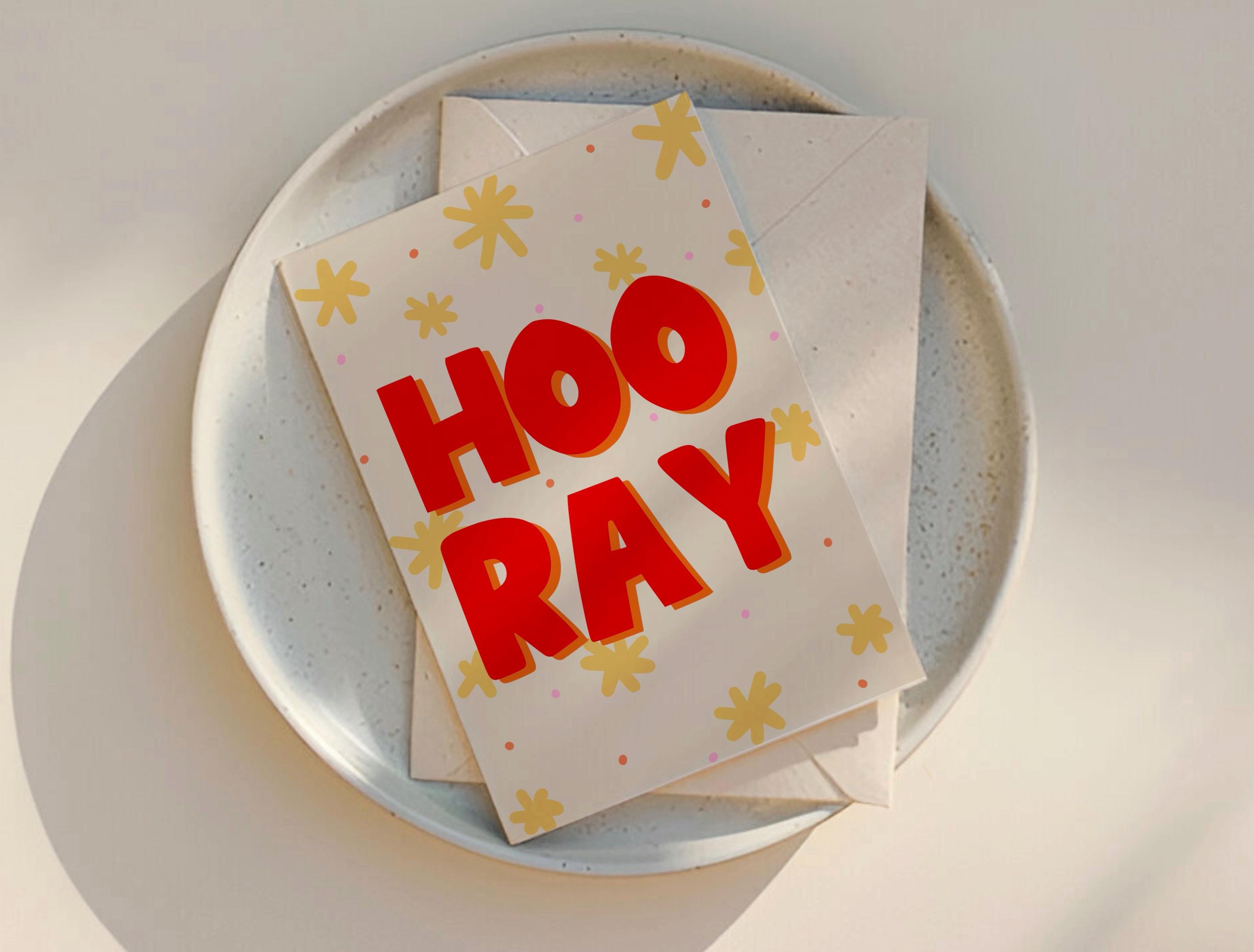 Hooray Greeting Card