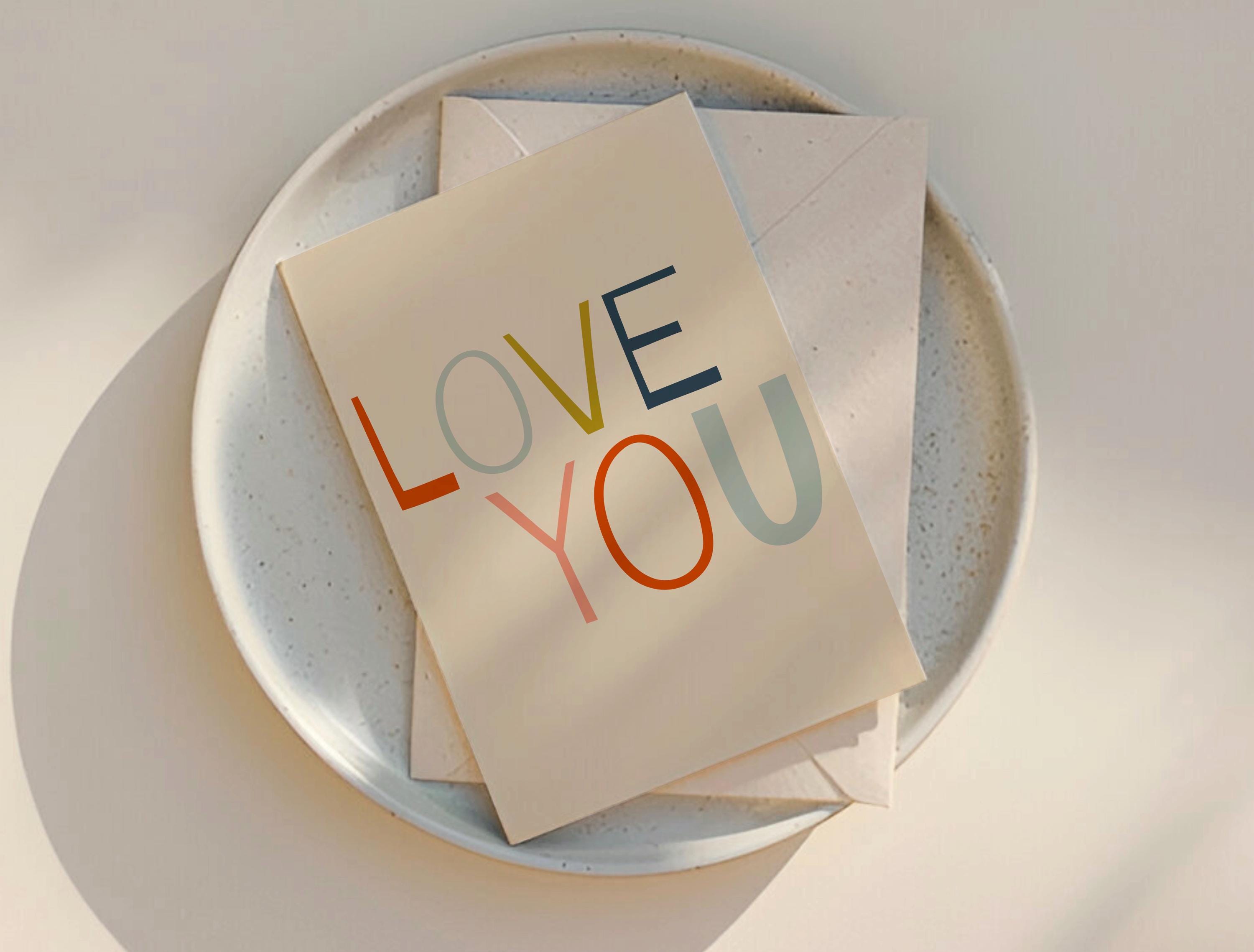 Love You Greeting Card